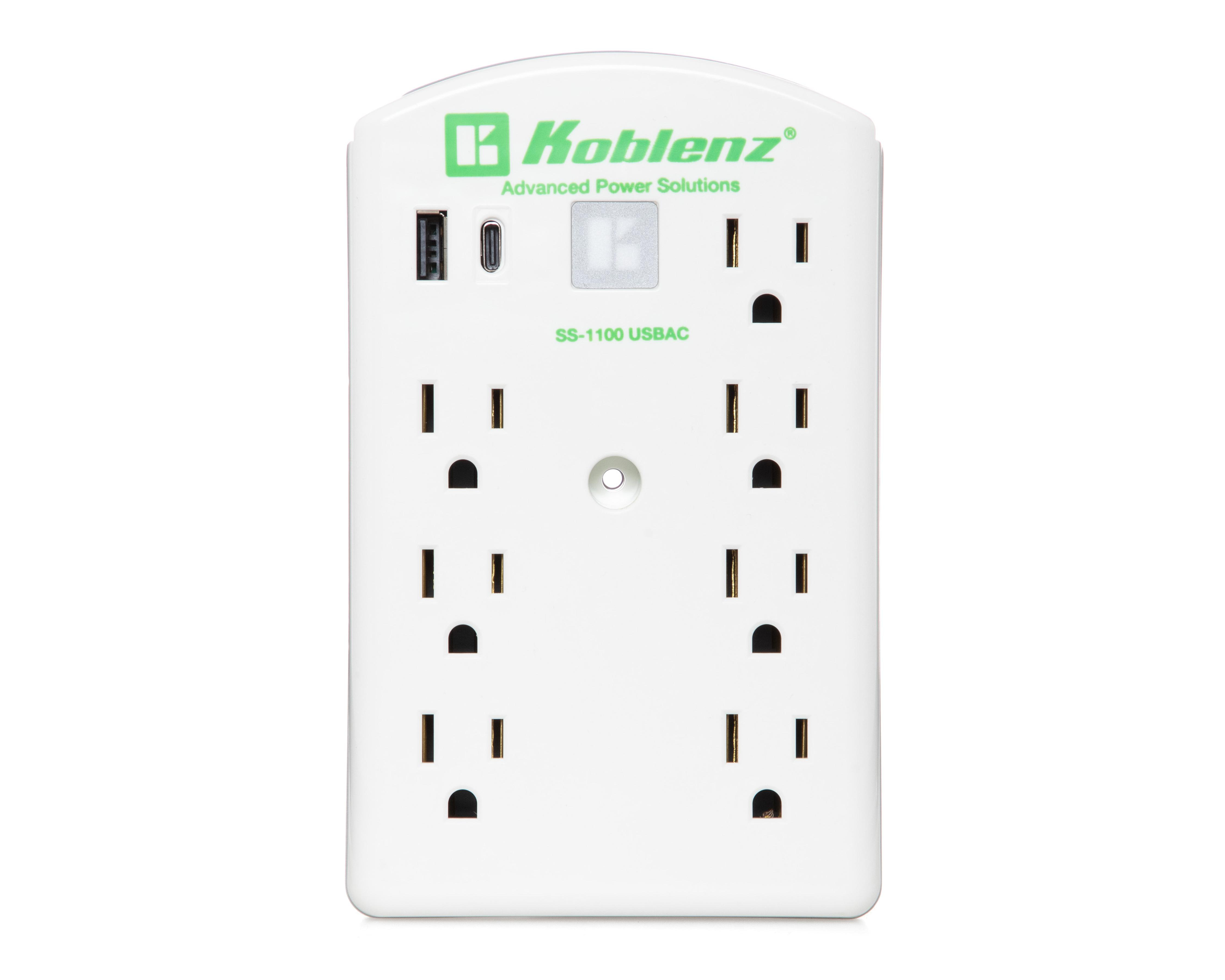 Supresor de Picos de Voltaje Koblenz 7 Contactos 1100 W