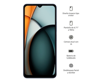 Foto 3 | AT&T Unefon Xiaomi Redmi A3 64 GB Azul