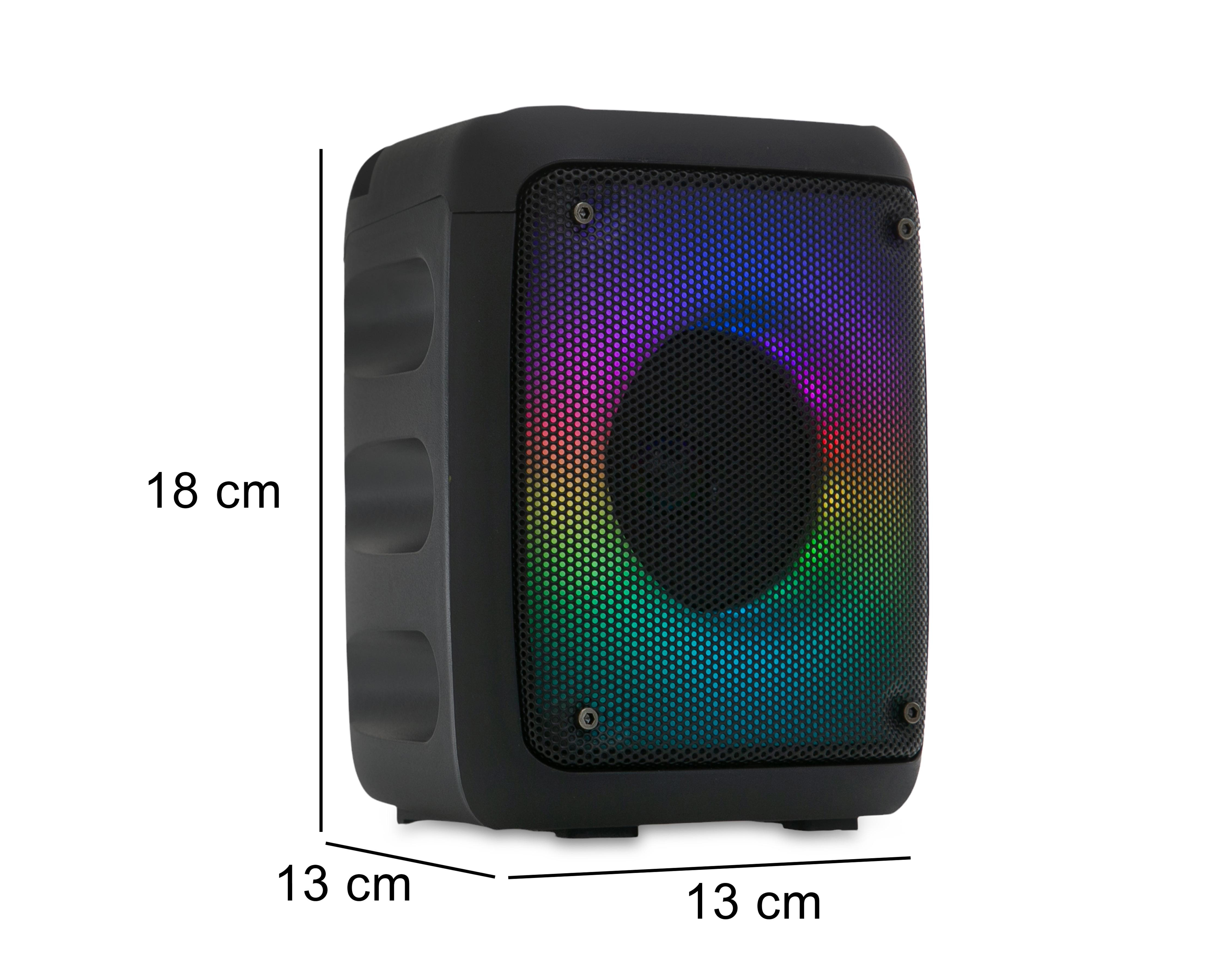 Foto 8 pulgar | Bocina Bluetooth M 10 W Iluminación LED RGB