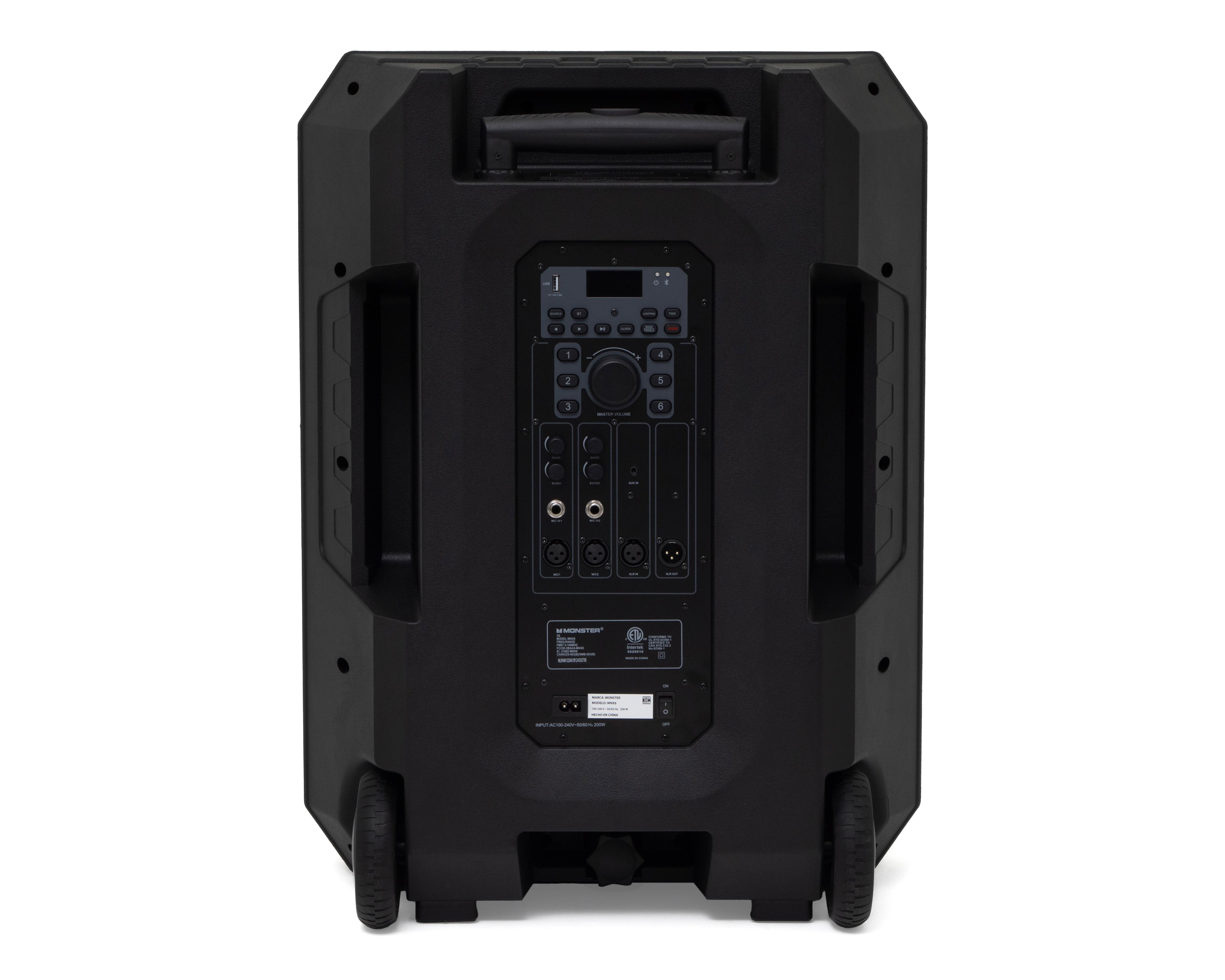 Foto 4 | Bocina Bluetooth Monster X6 600 Watts con Micrófono