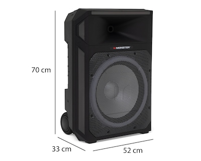 Foto 8 | Bocina Bluetooth Monster X6 600 Watts con Micrófono