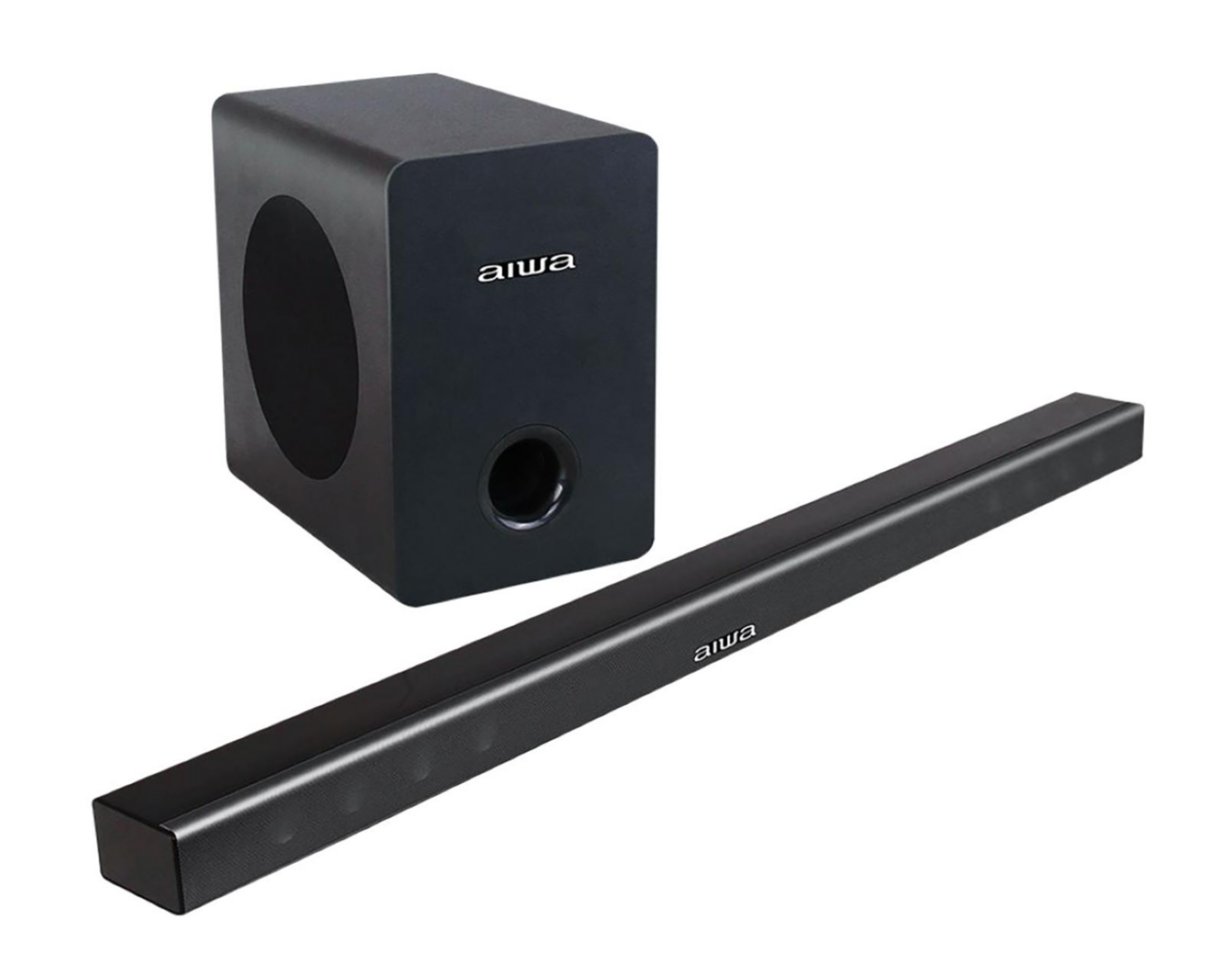 Foto 2 pulgar | Barra de Sonido Aiwa AWSBH1W-W con Subwoofer