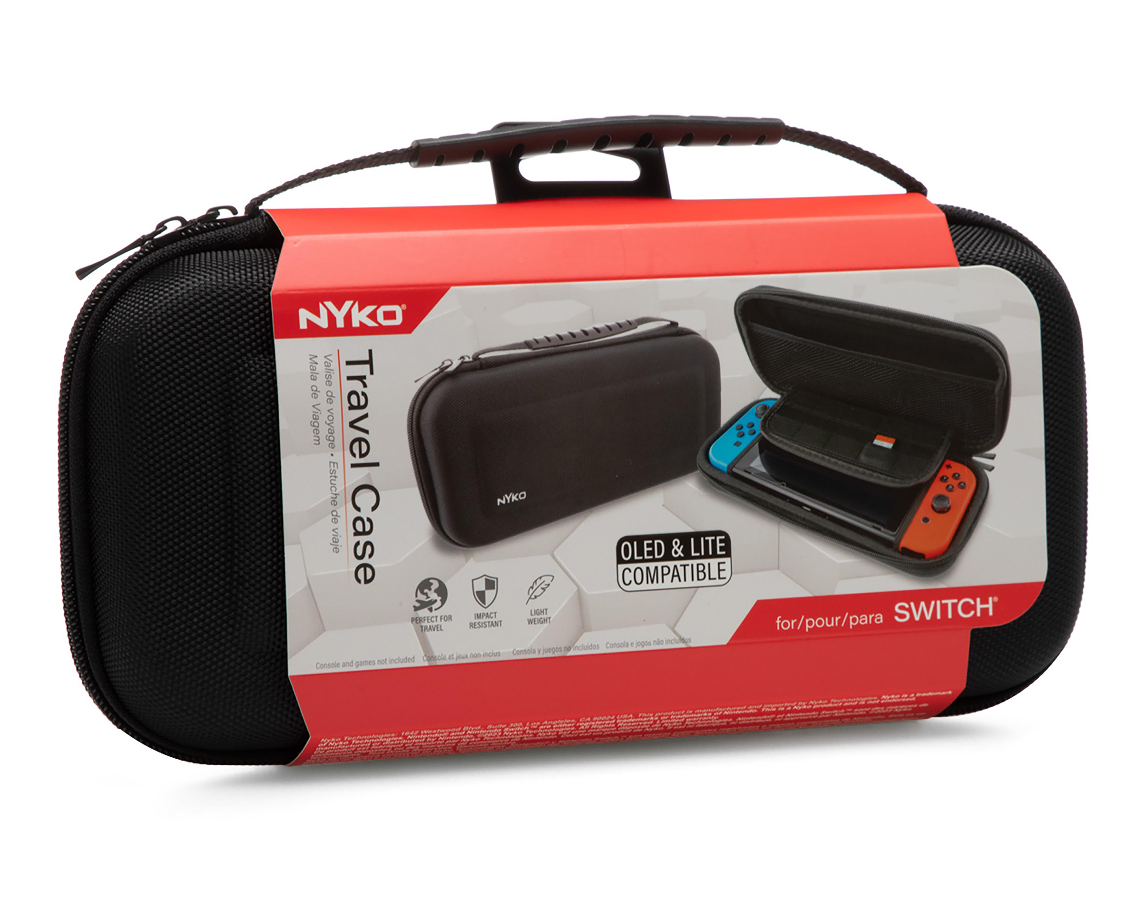 Estuche de Viaje Nyko Negro para Nintendo Switch Lite y Oled