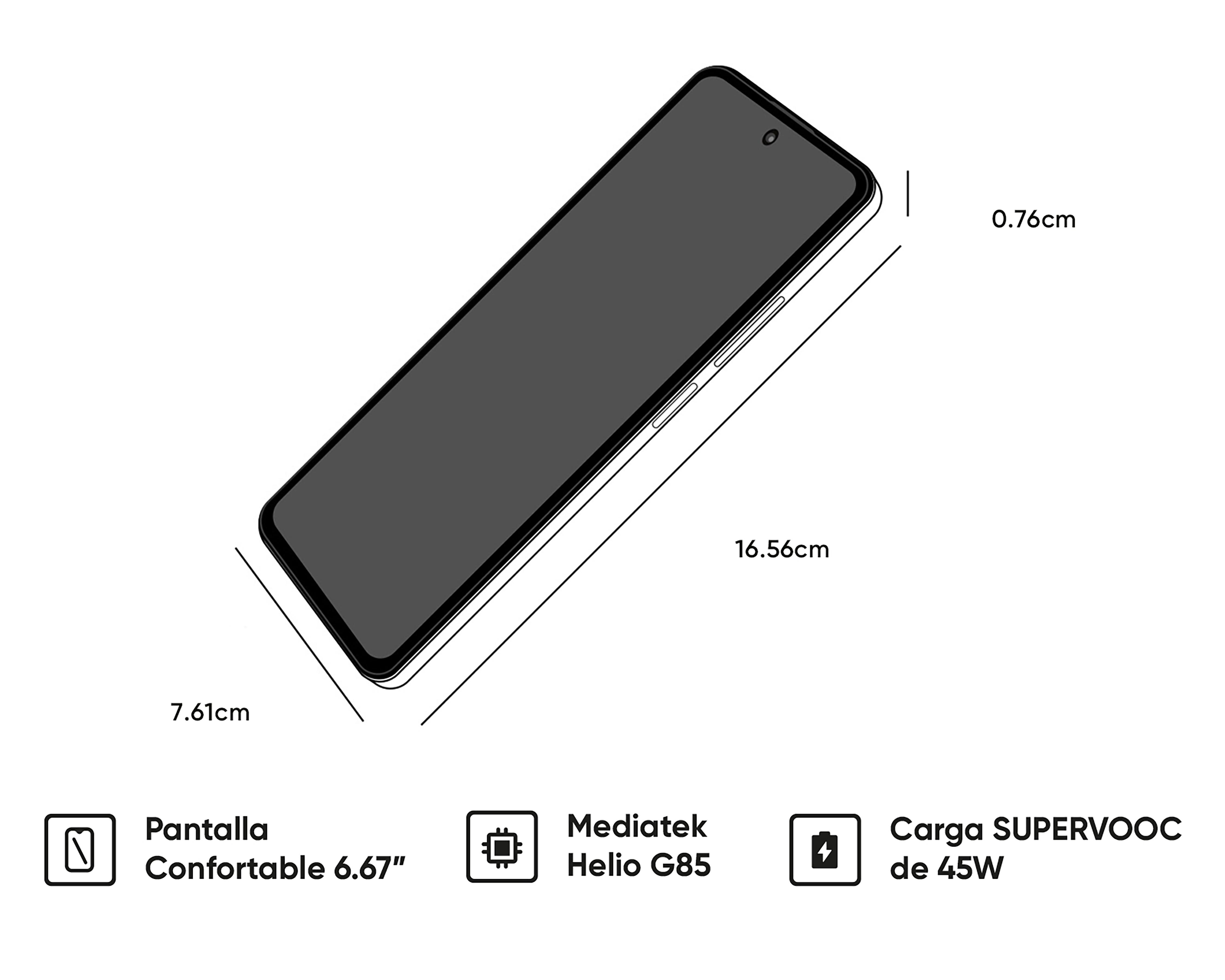 Foto 8 pulgar | Celular Realme Desbloqueado C65 256 GB Morado