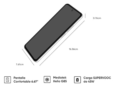 Foto 7 | Celular Realme Desbloqueado C65 256 GB Negro
