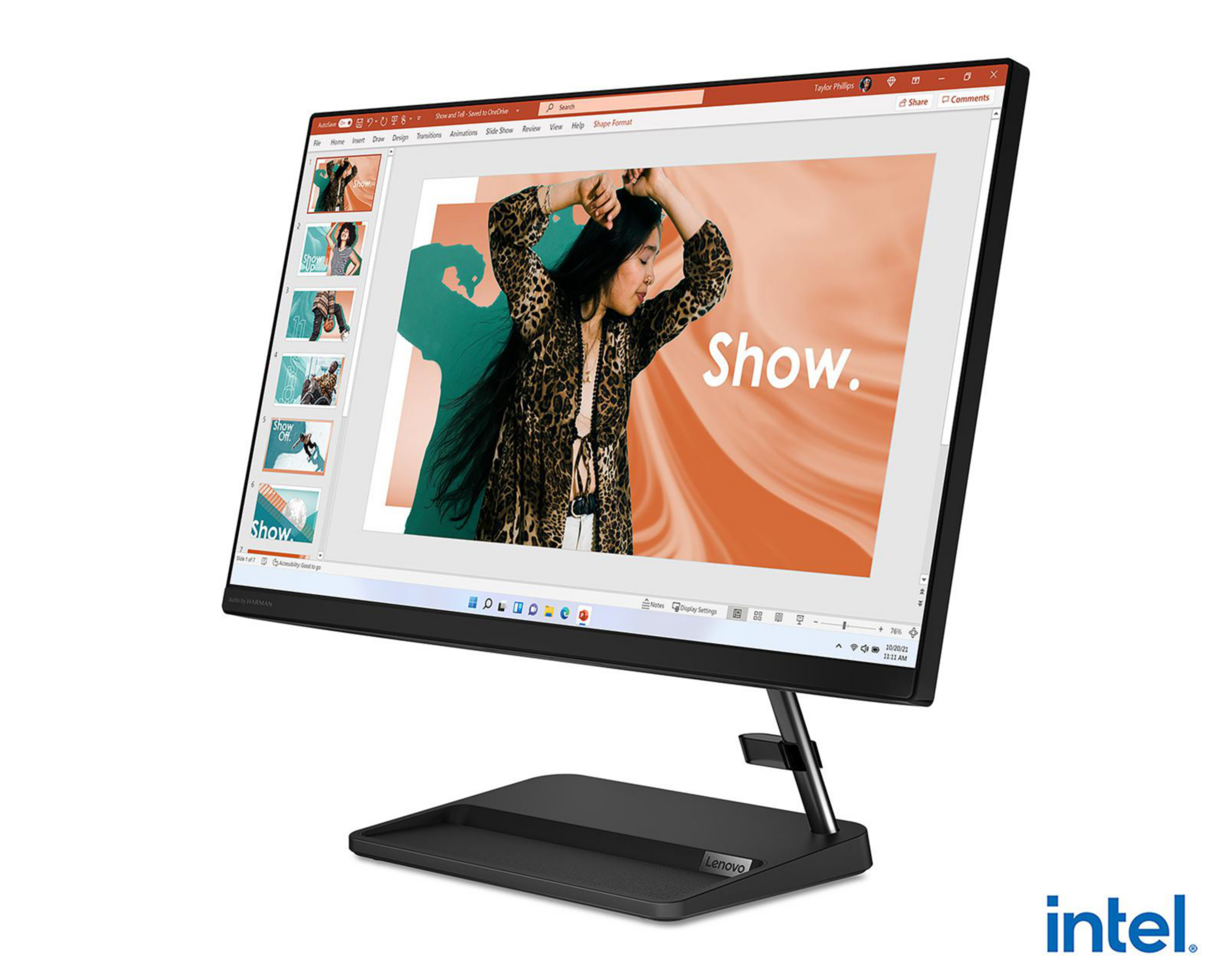 Foto 4 pulgar | Computadora de Escritorio Lenovo IdeaCentre AIO 3 23.8" Windows 11 Intel Celeron 8 GB RAM 256 GB SSD Negra