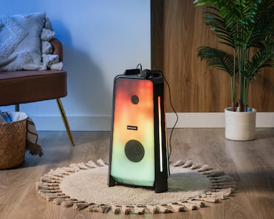Foto 8 | Bocina Bluetooth Aiwa AWPOK400LD con Iluminación + Micrófono