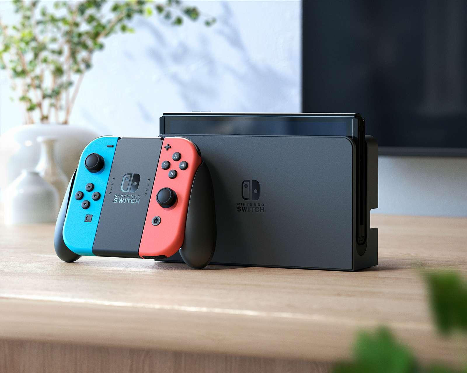 Foto 3 pulgar | Consola Nintendo Switch Modelo OLED Neón