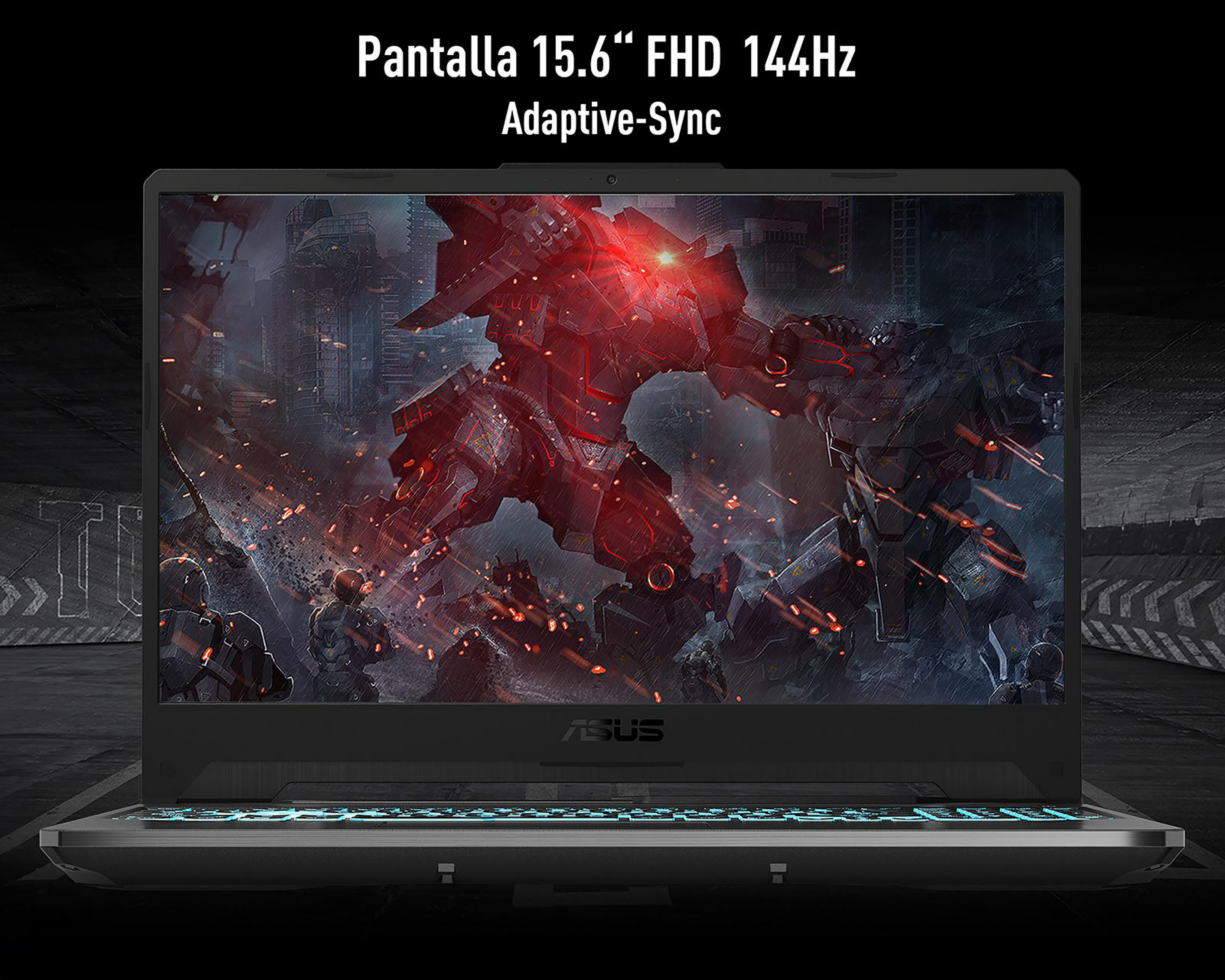 Foto 3 pulgar | Laptop Gamer Asus 15.6" Ryzen 7 Nvidia GeForce RTX 2050 8 GB RAM 512 SSD Negro