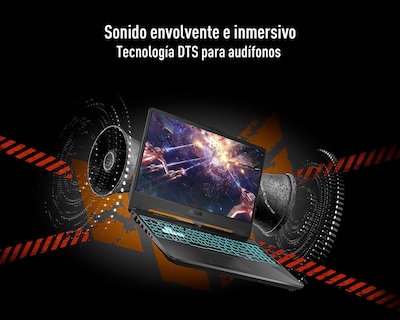 Foto 4 | Laptop Gamer Asus 15.6" AMD Ryzen 7 NVIDIA GeForce RTX 2050 8 GB RAM 512 SSD Negro