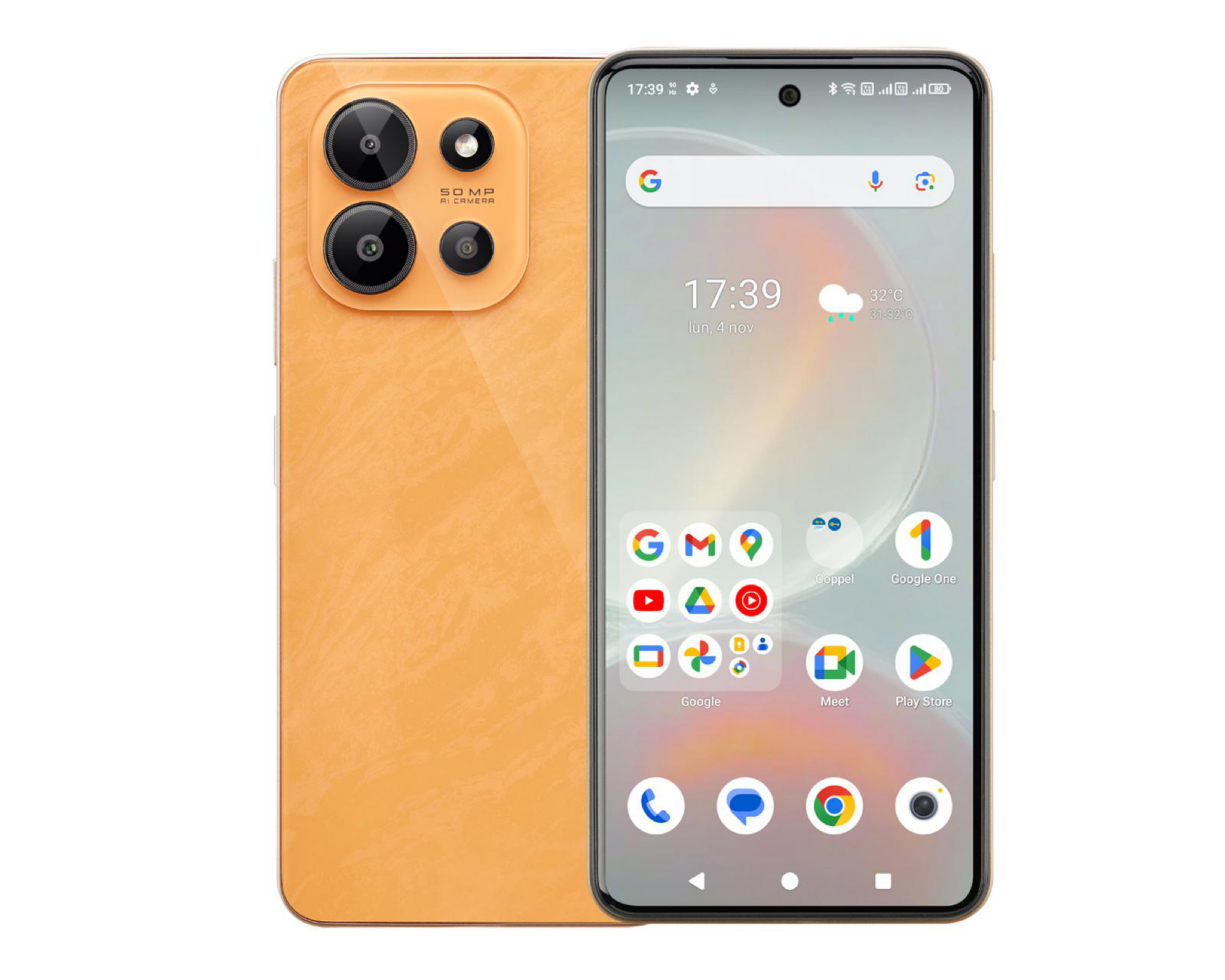 Celular Zuum Desbloqueado Stellar P8 128 GB Naranja