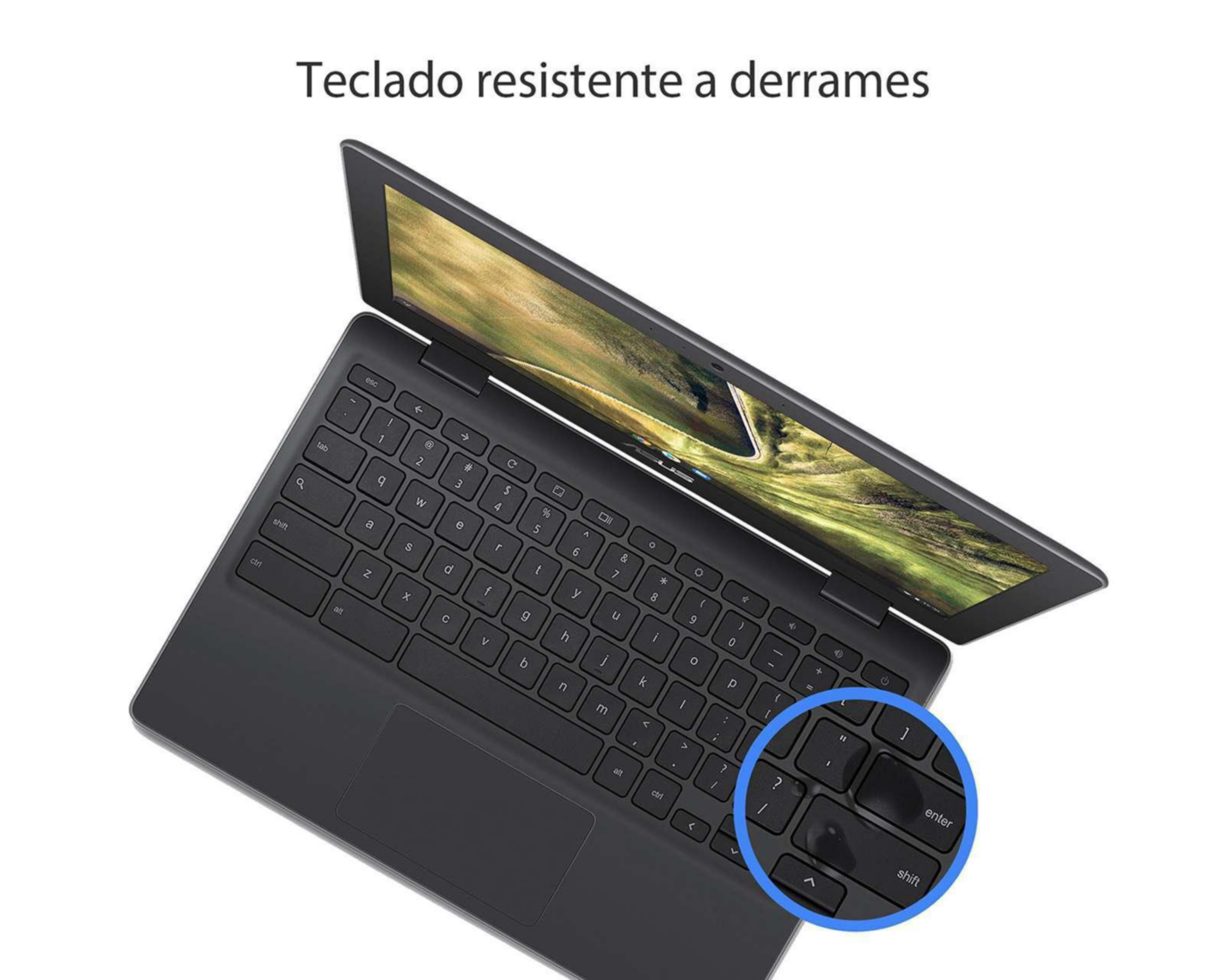 Foto 3 pulgar | Notebook Asus C204EE-CEL4G32COS-01 11.6" Intel Celeron 4 GB RAM 32 GB SSD Gris