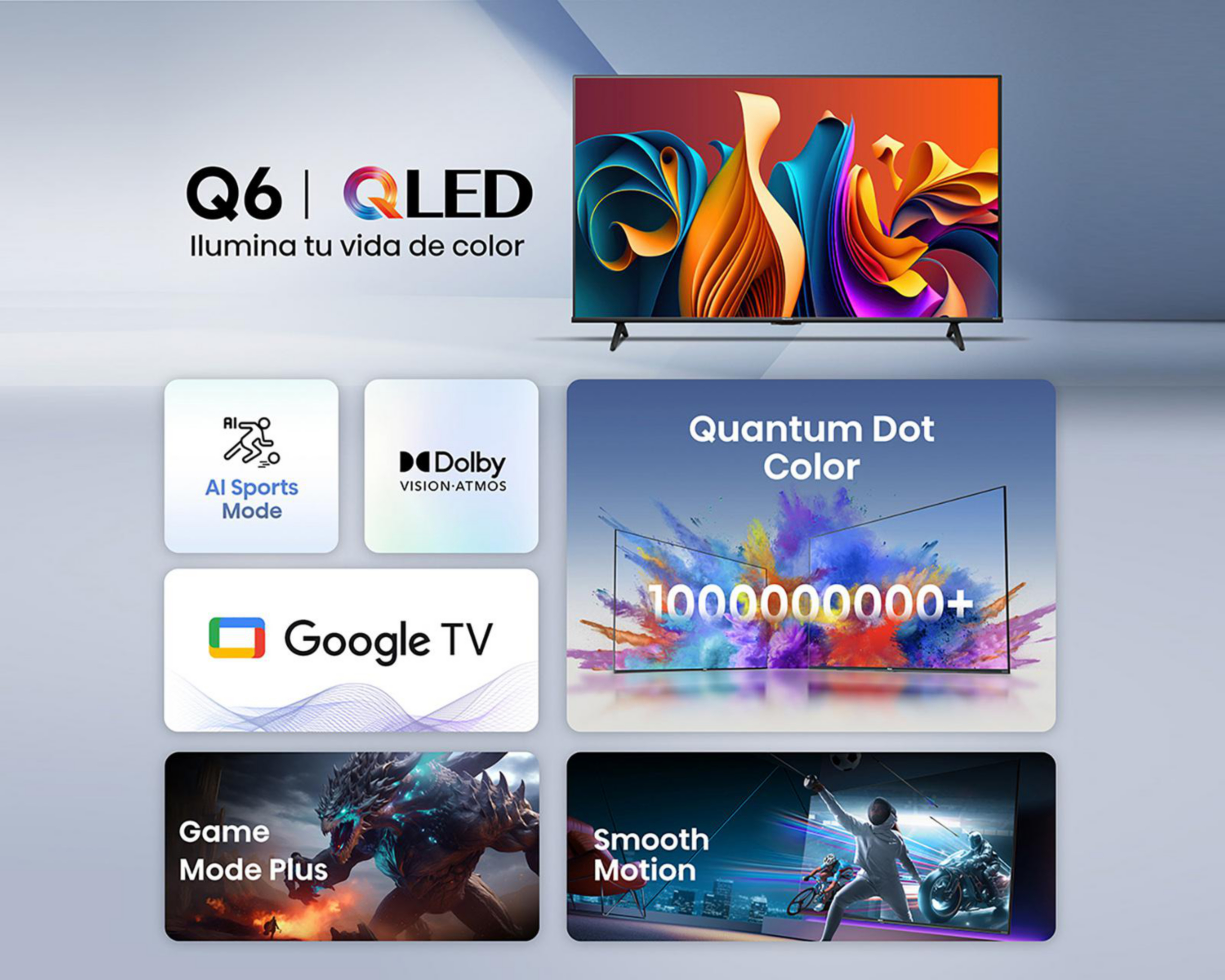 Foto 7 | Pantalla Smart TV Hisense QLED 55" Ultra HD 4K Smart TV 55QD6N