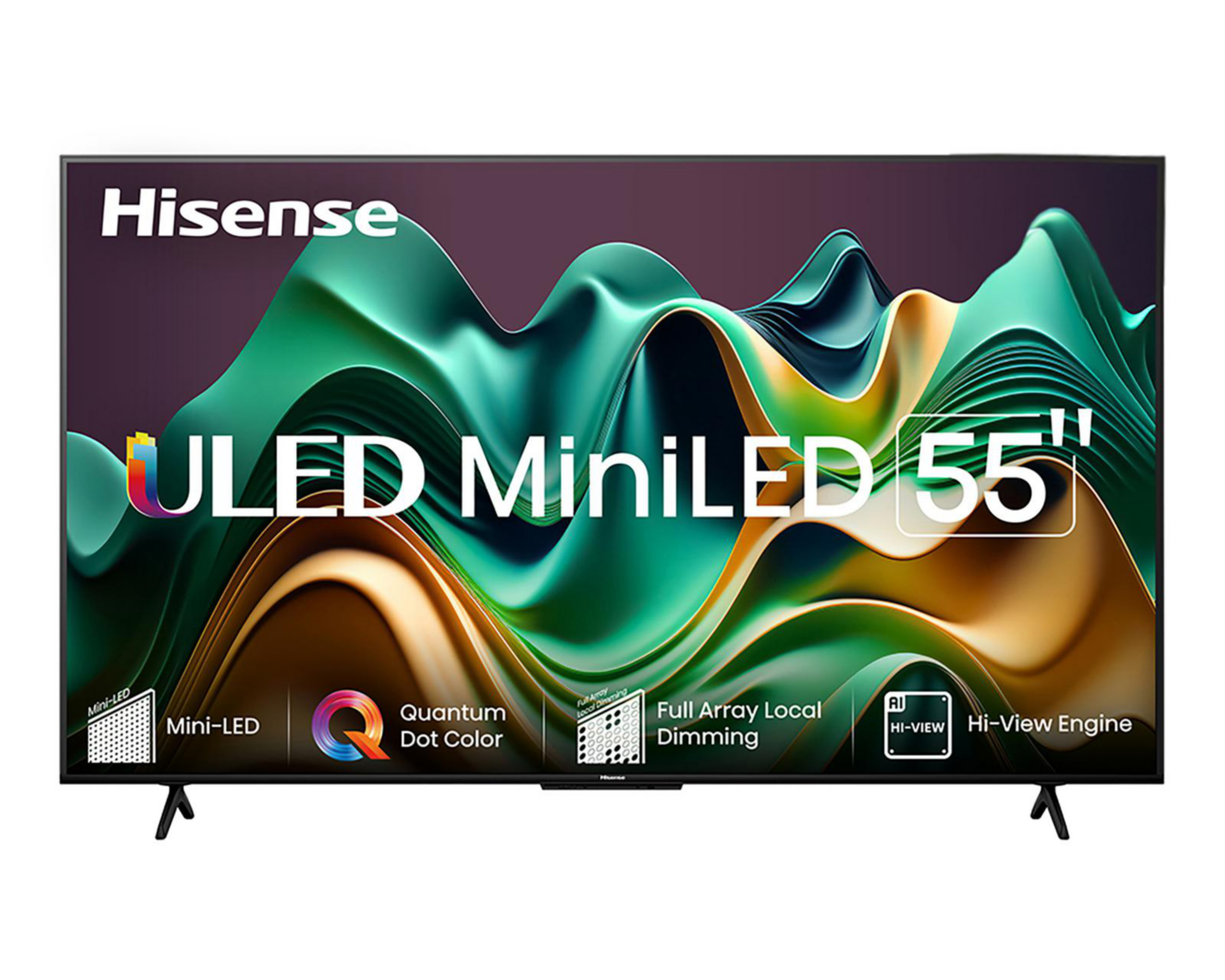 Foto 2 pulgar | Pantalla Smart TV Hisense ULED 4K 55 Pulgadas 55U6N