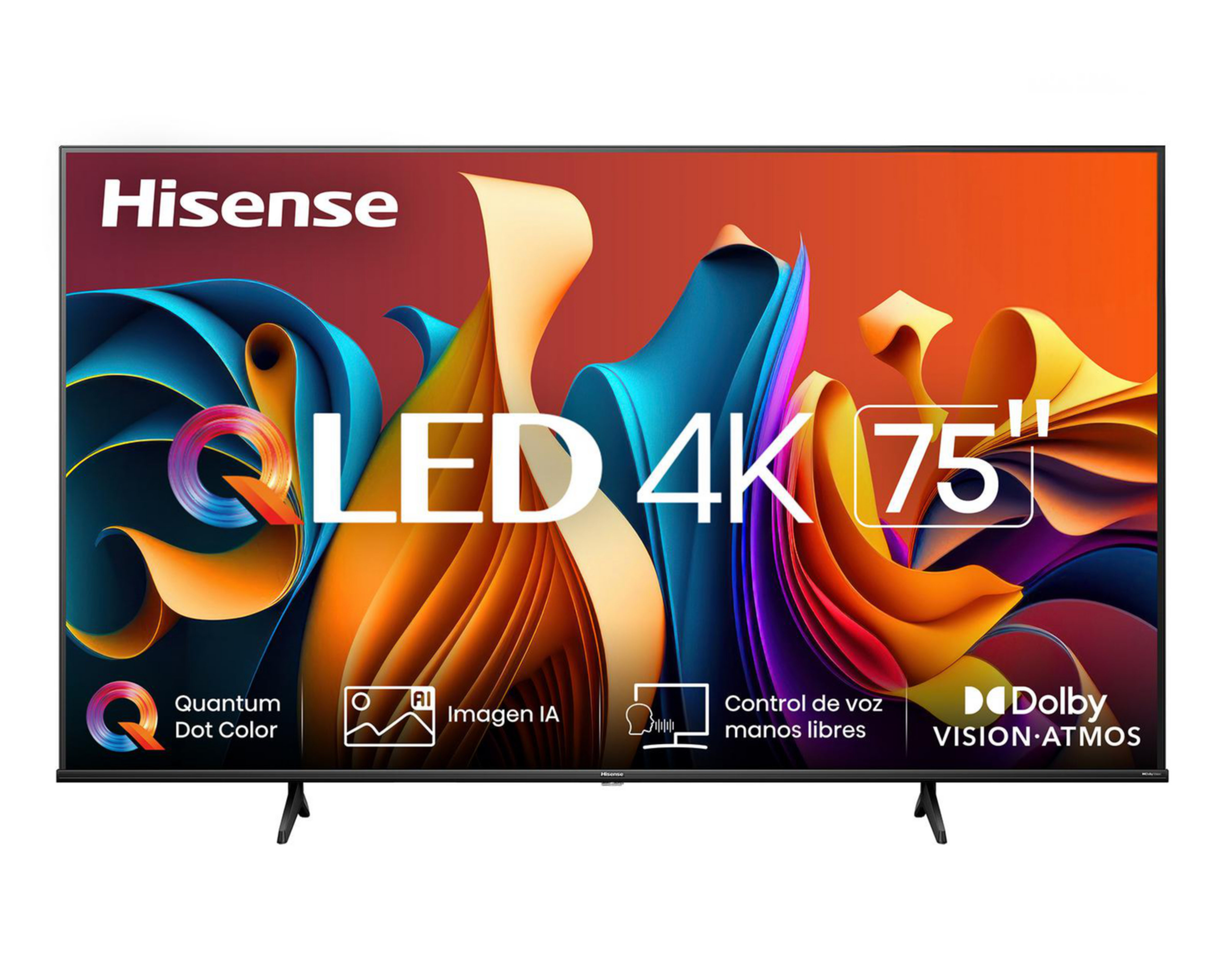 Foto 2 pulgar | Pantalla Smart TV Hisense QLED 75" UHD 4K  75QD6N