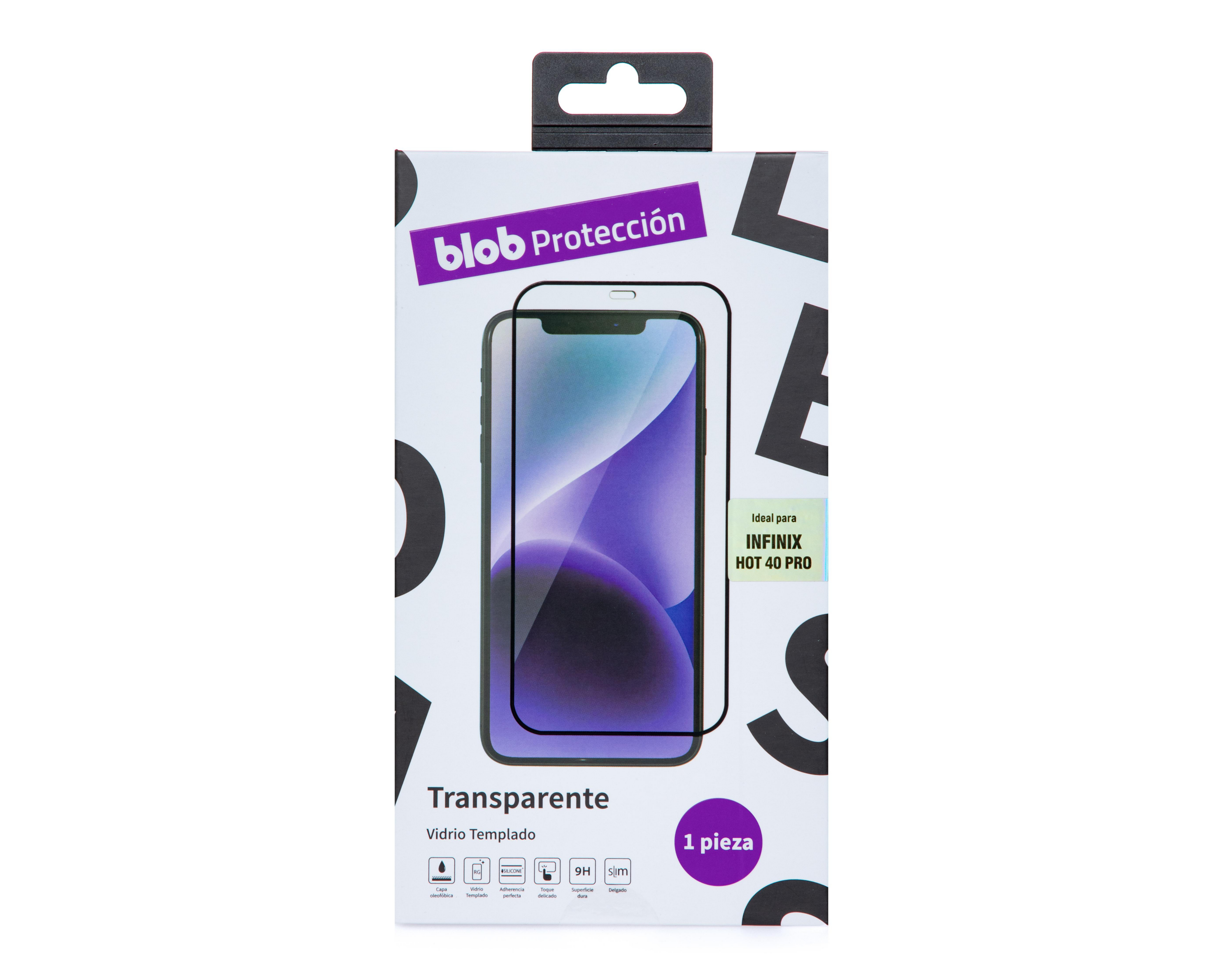 Foto 2 pulgar | Protector de Pantalla Blob para Infinix Hot 40 Pro