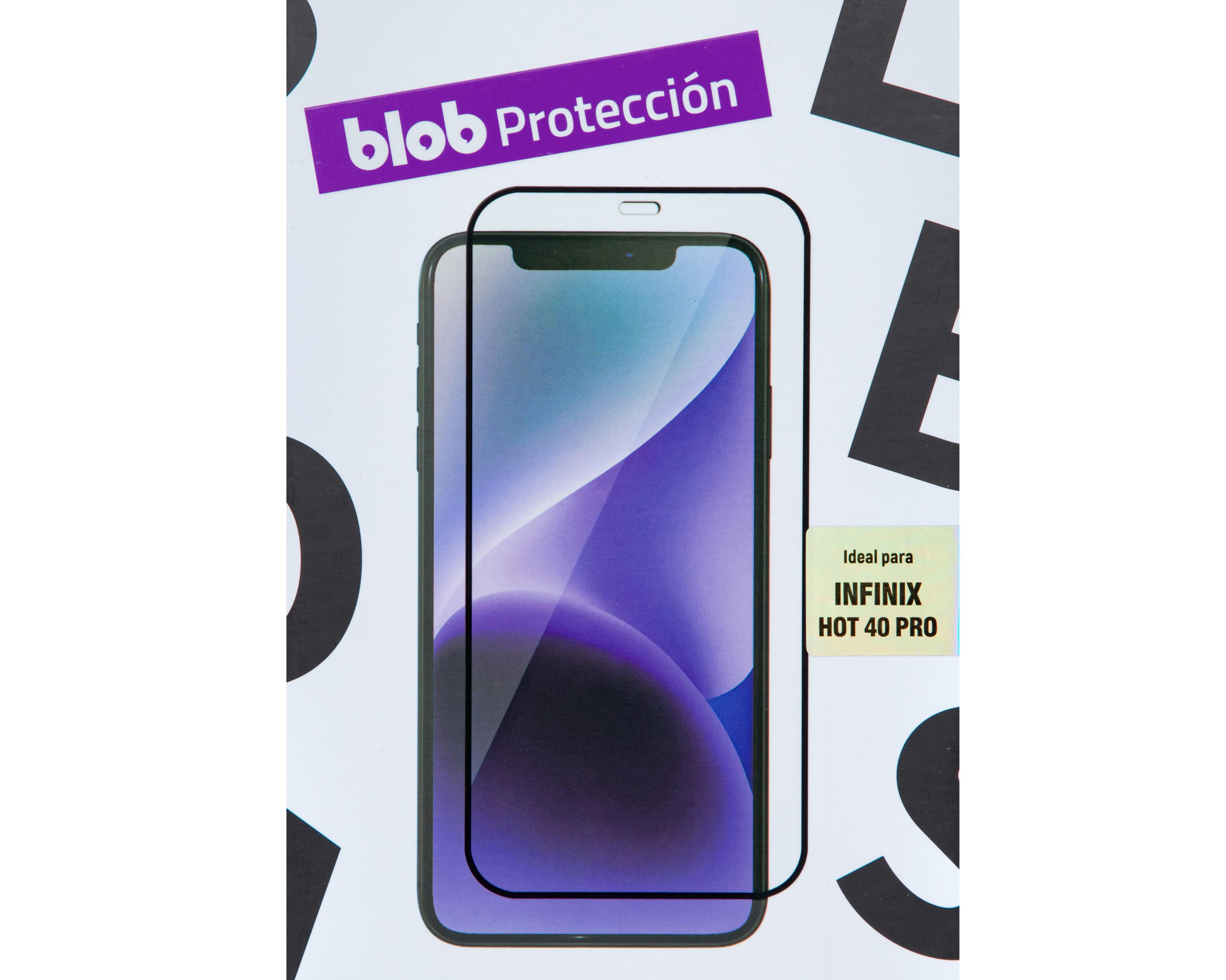 Foto 4 pulgar | Protector de Pantalla Blob para Infinix Hot 40 Pro