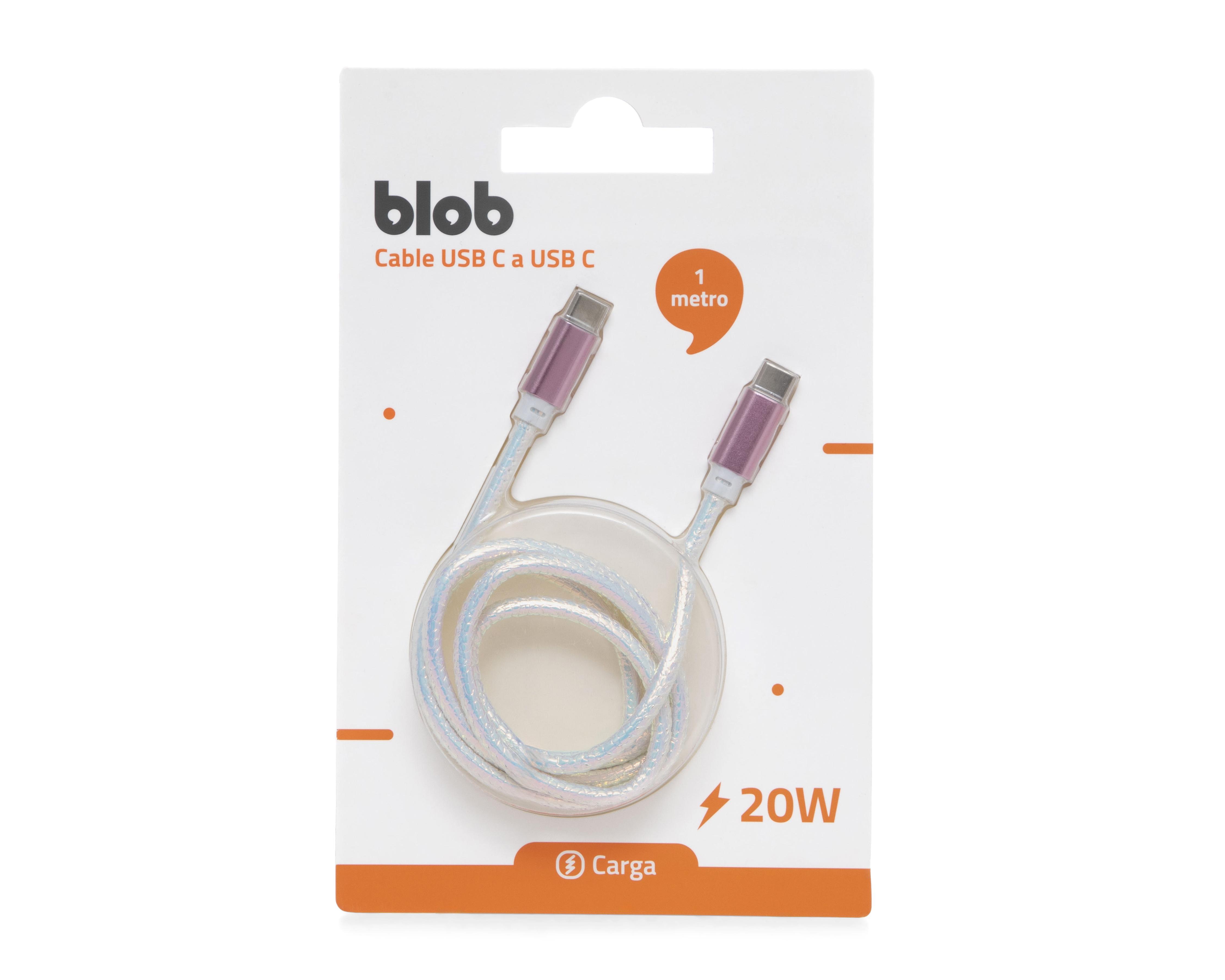 Foto 4 pulgar | Cable USB C a USB C Blob 1 M