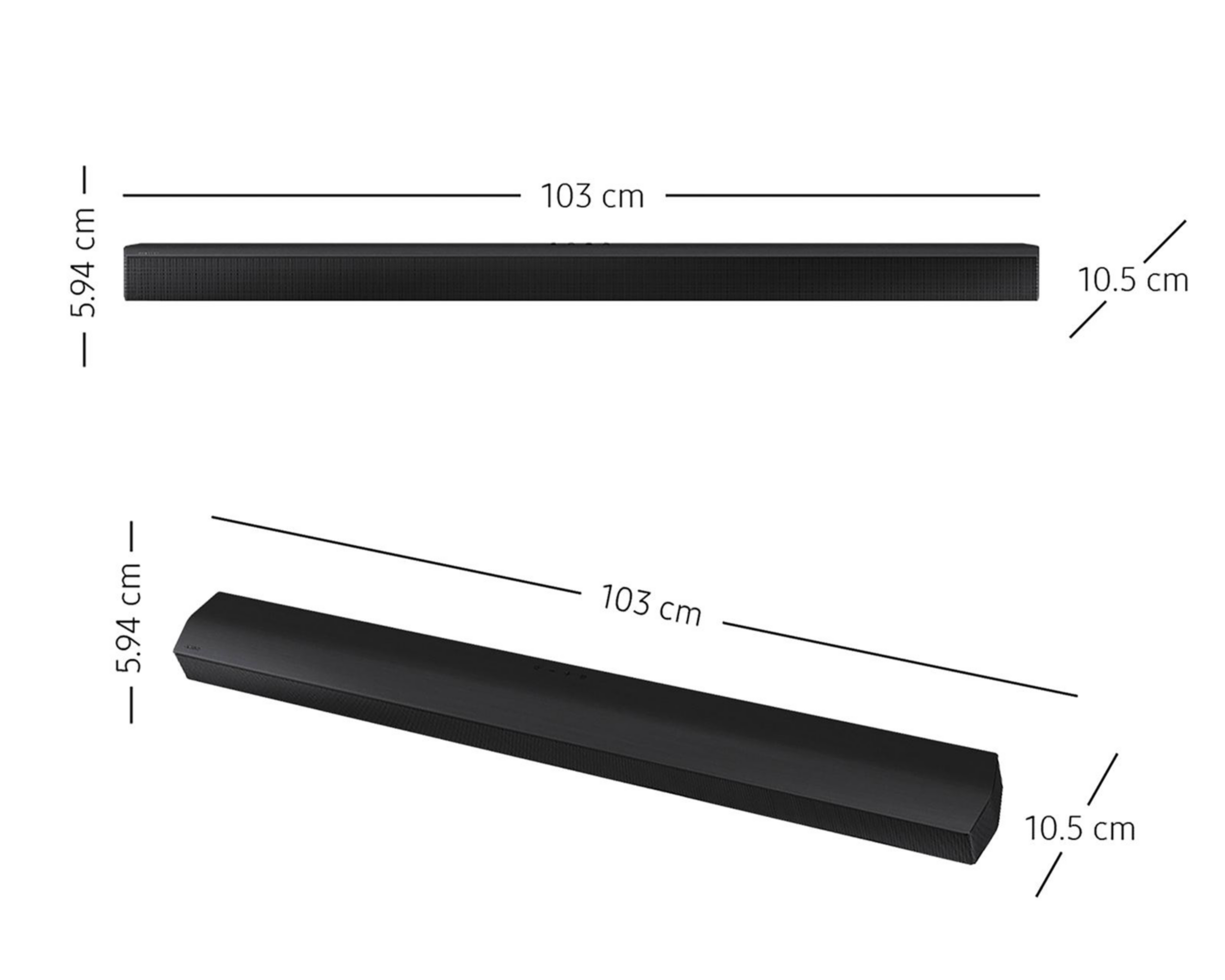 Foto 11 pulgar | Barra de Sonido Samsung HW-B750DZX con Subwoofer