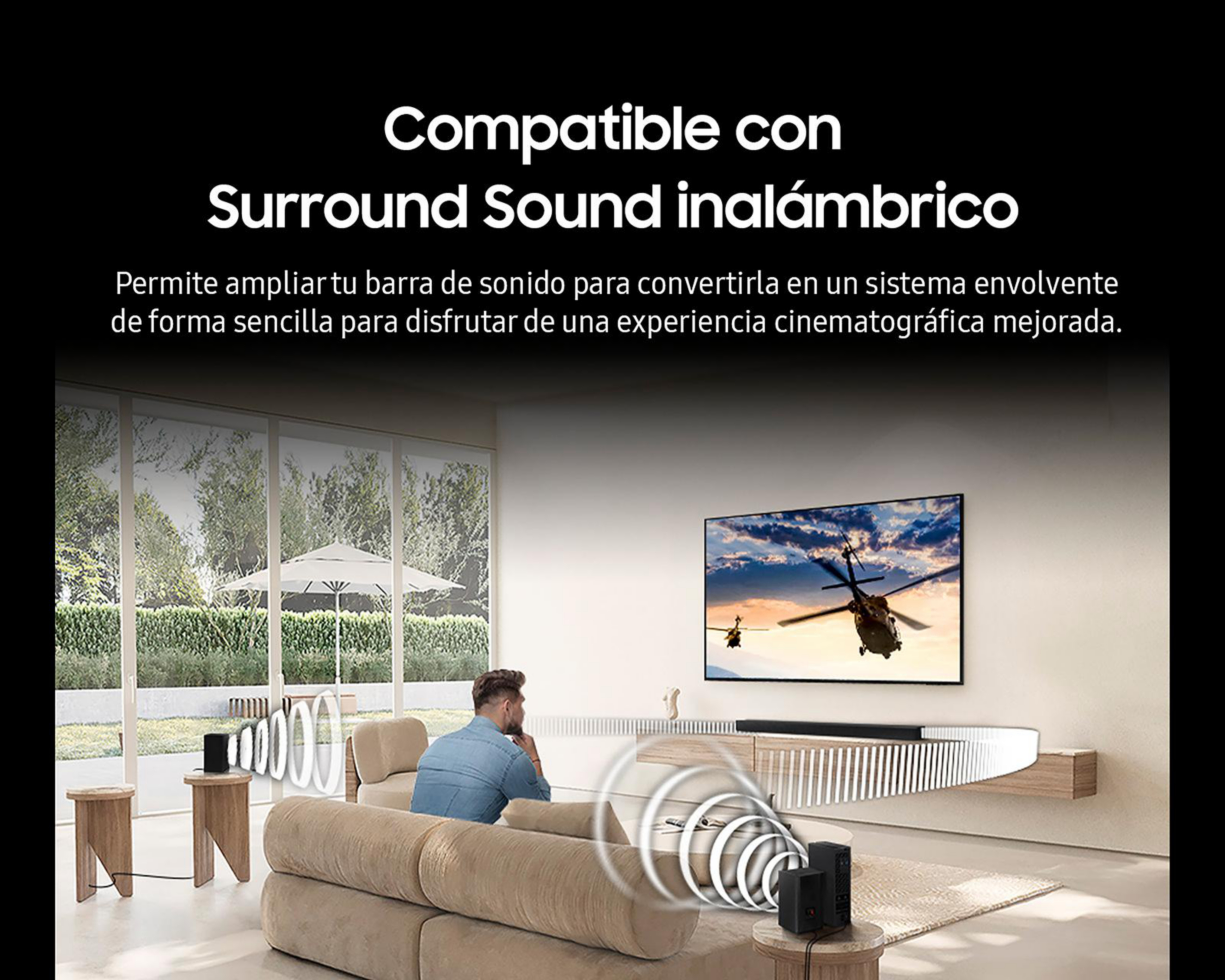 Foto 9 pulgar | Barra de Sonido Samsung HW-B750DZX con Subwoofer