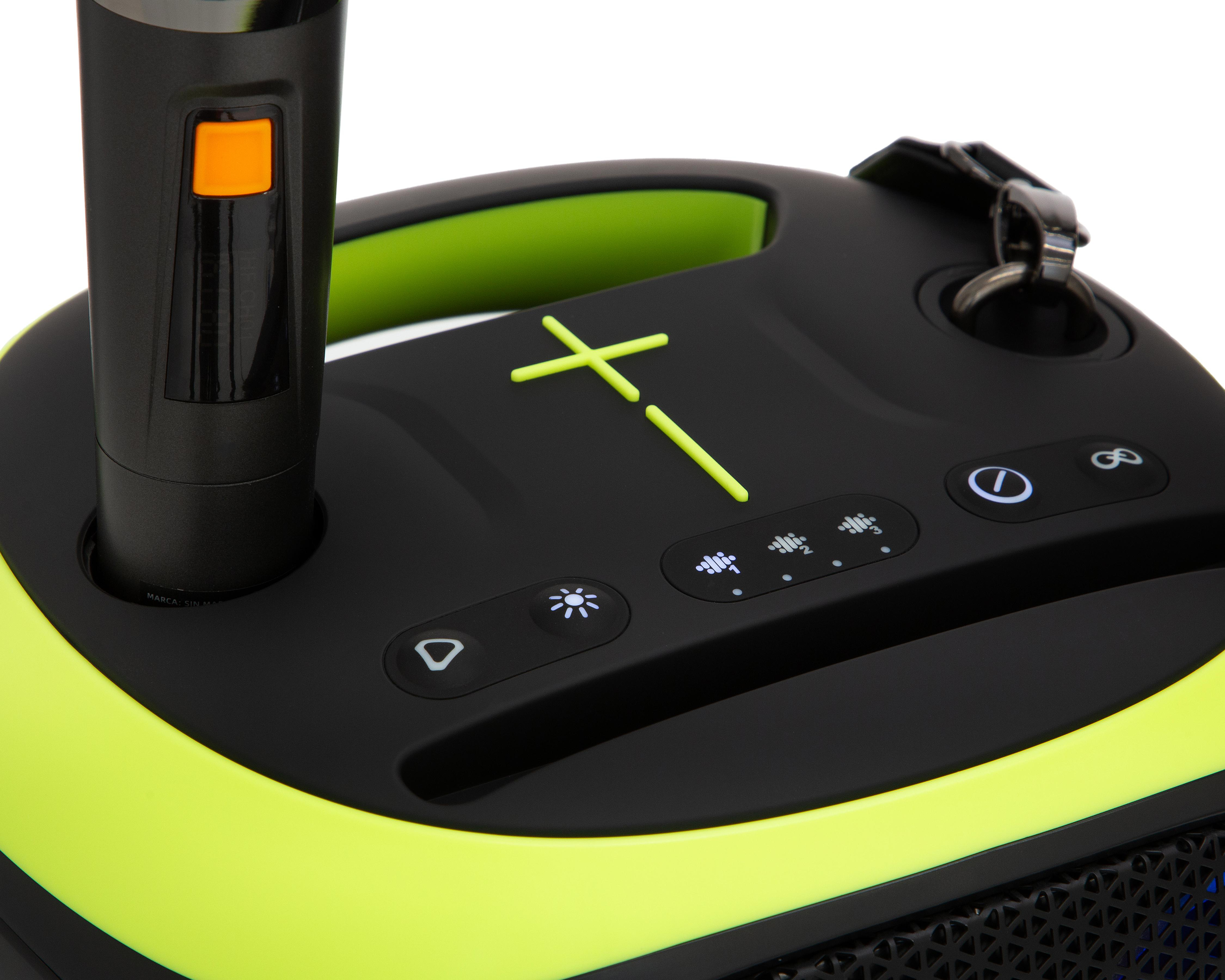Foto 6 | Bocina Bluetooth EVL Party 130 120 Watts con 2 Micrófonos