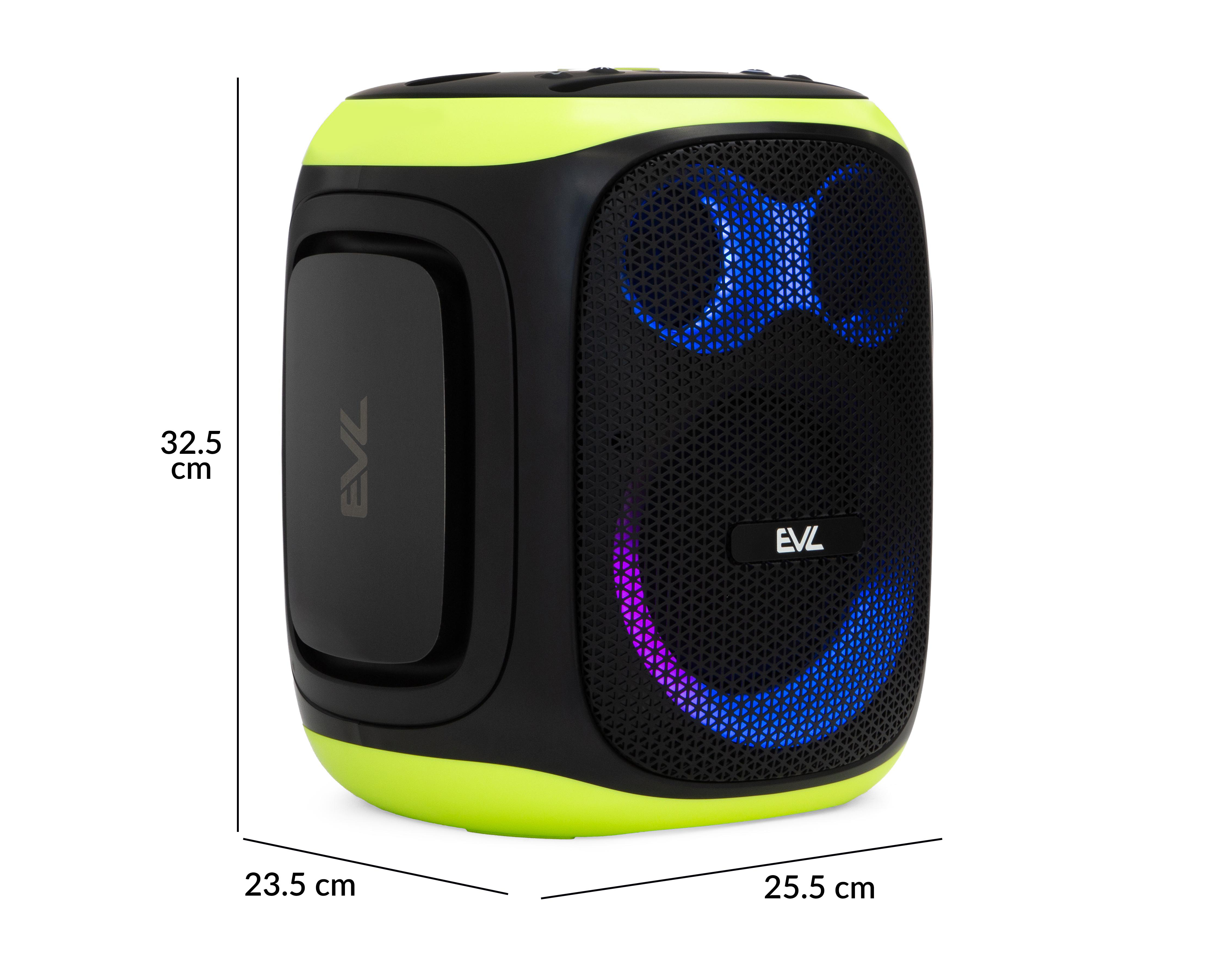 Foto 10 pulgar | Bocina Bluetooth EVL Party 130 120 Watts con 2 Micrófonos