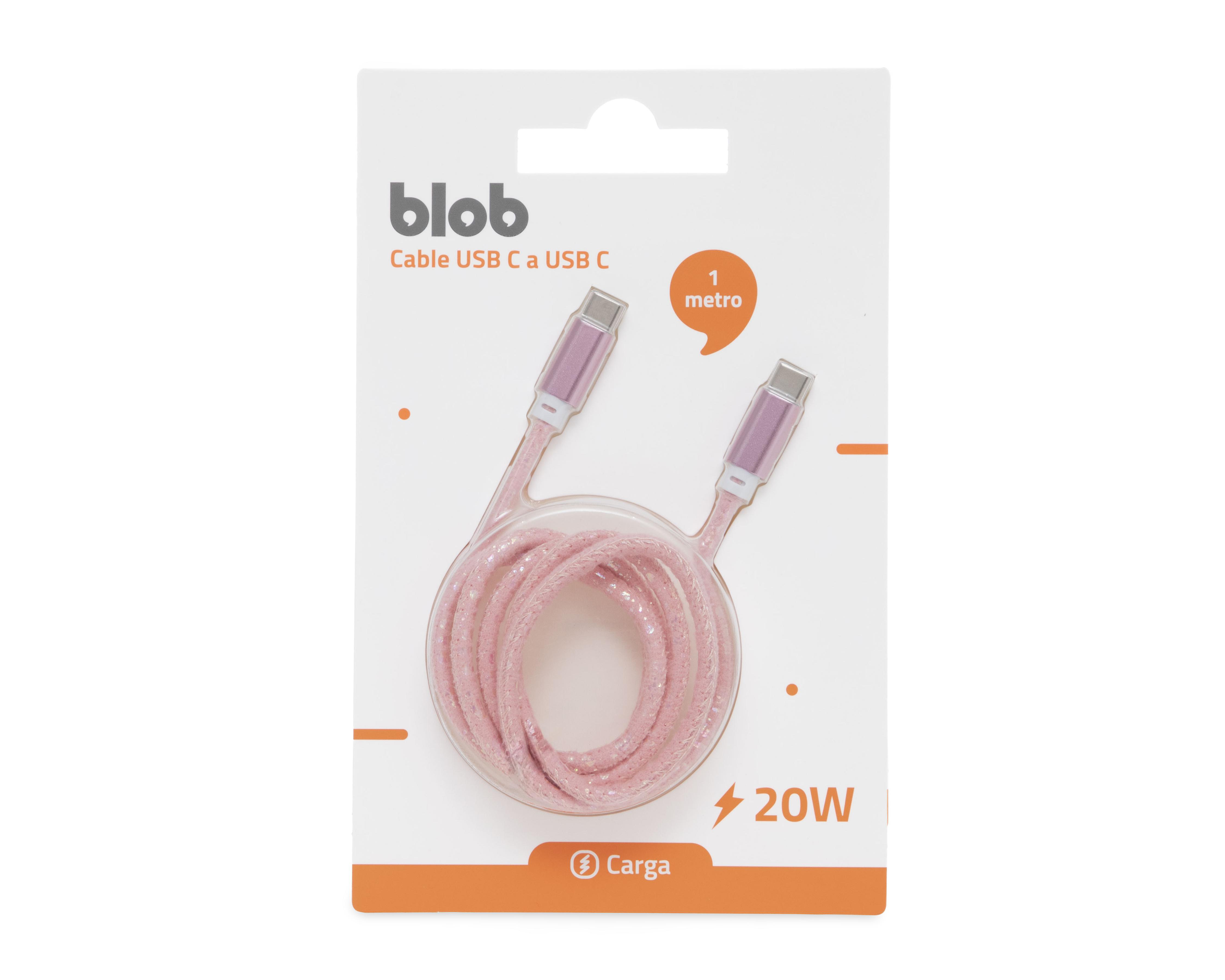 Foto 4 pulgar | Cable USB C a USB C Blob 1 M