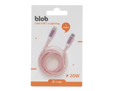 Foto 3 | Cable USB C a Lightning Blob 1 M