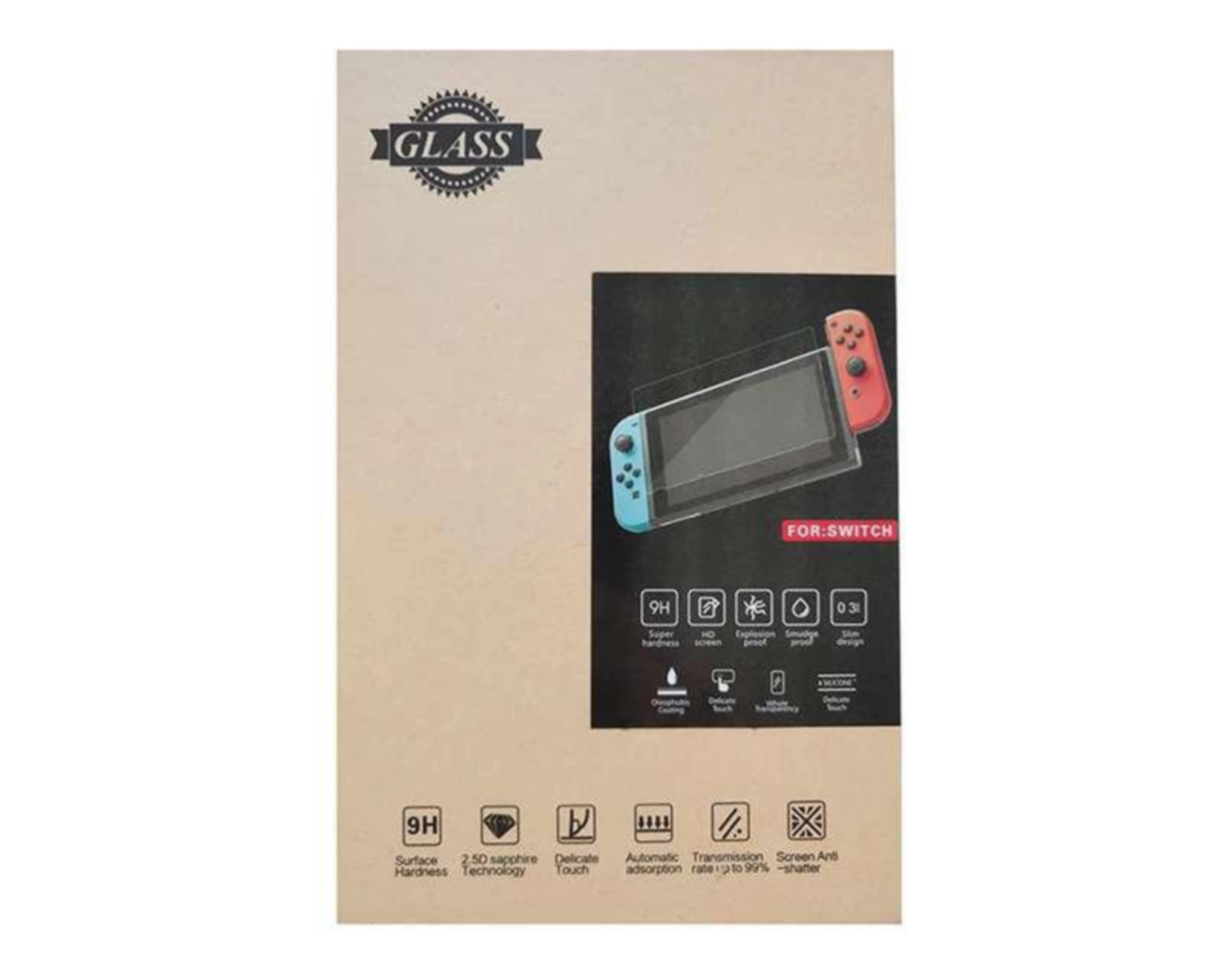 Foto 5 pulgar | Protector de Pantalla Glass para Nintendo Switch