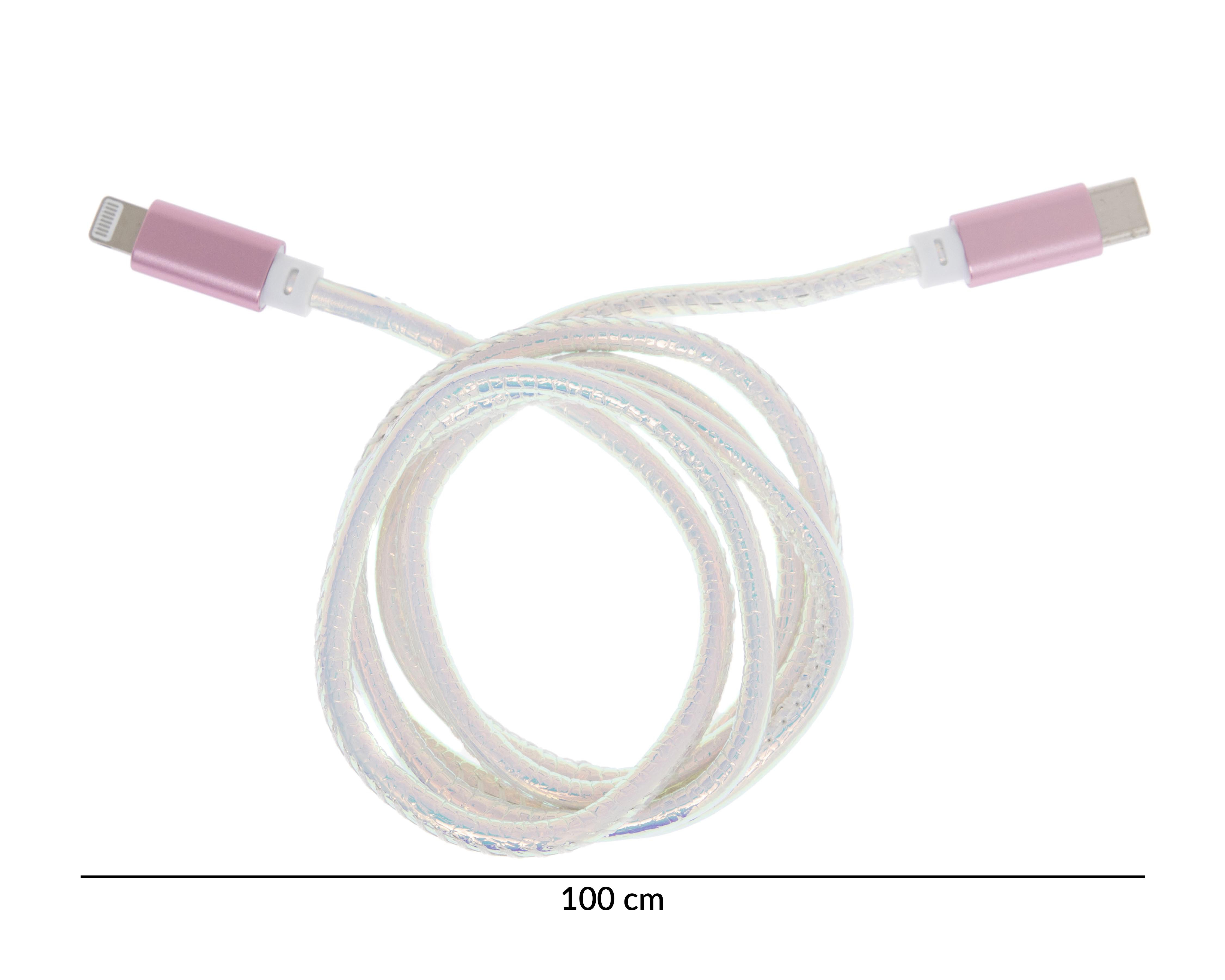 Foto 5 pulgar | Cable USB C a Lightning Blob 1 M