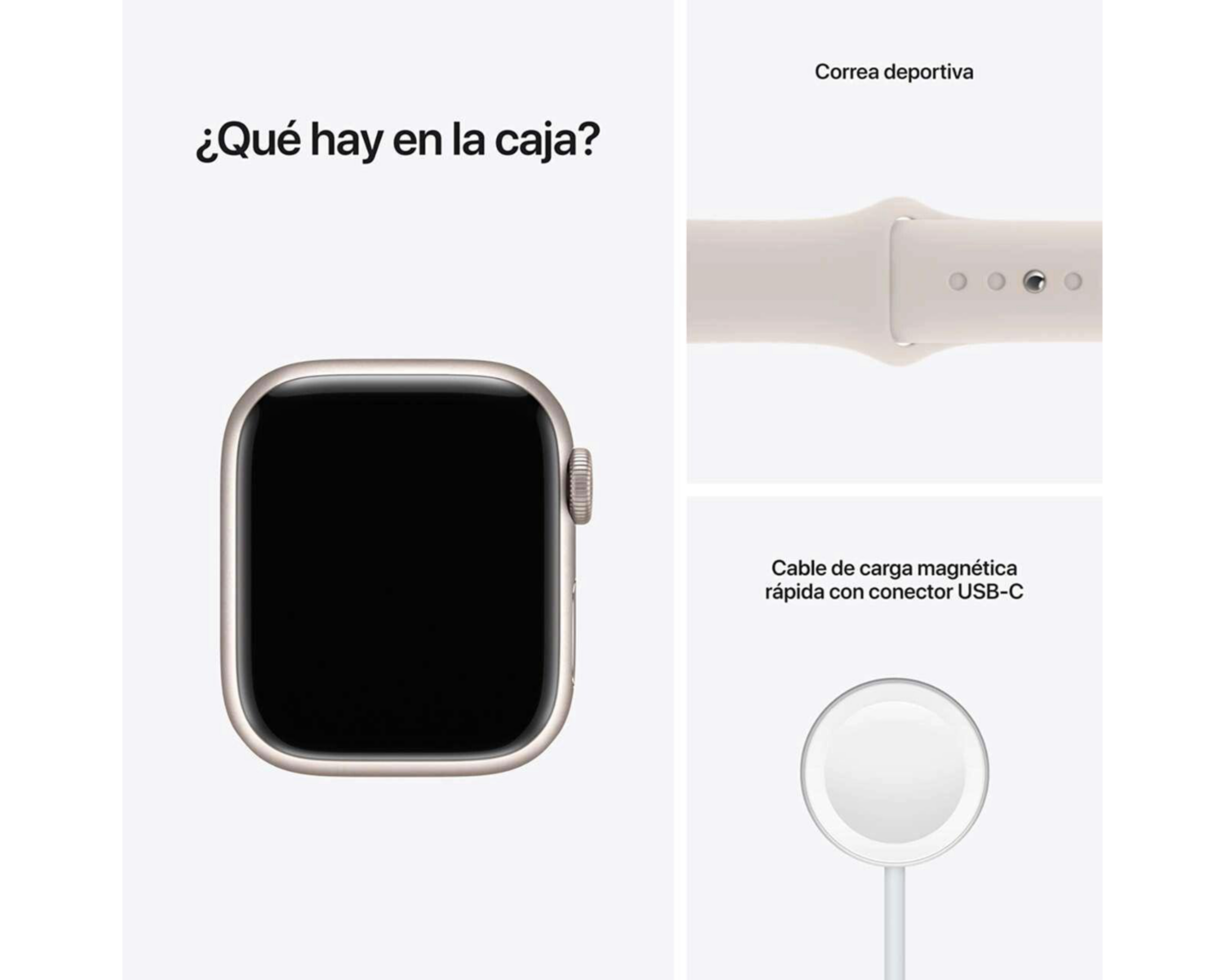 Foto 4 | Apple Watch Series 7 41 mm Blanco Estelar