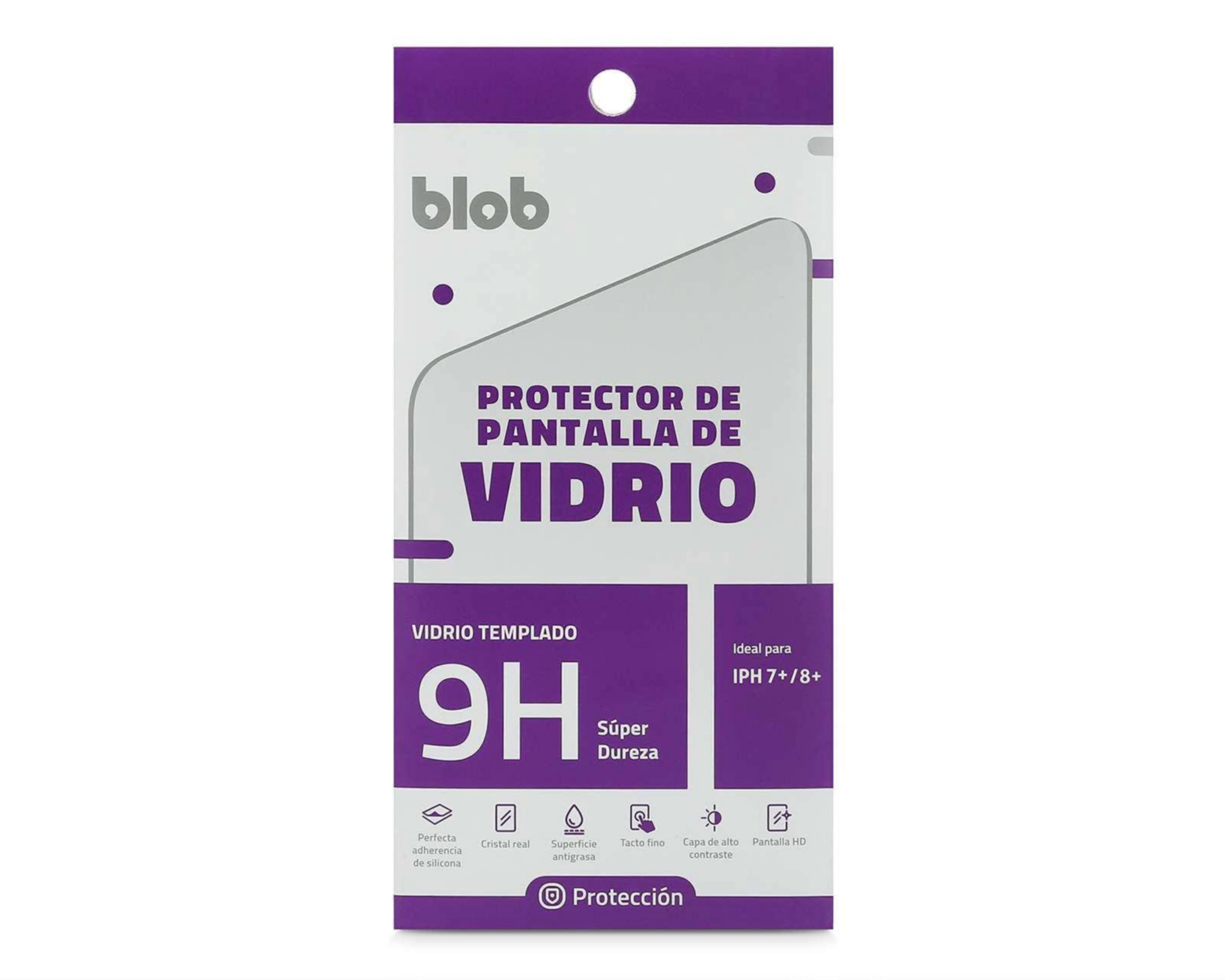 Foto 2 pulgar | Protector de Pantalla Blob para iPhone 7 Plus / 8 Plus