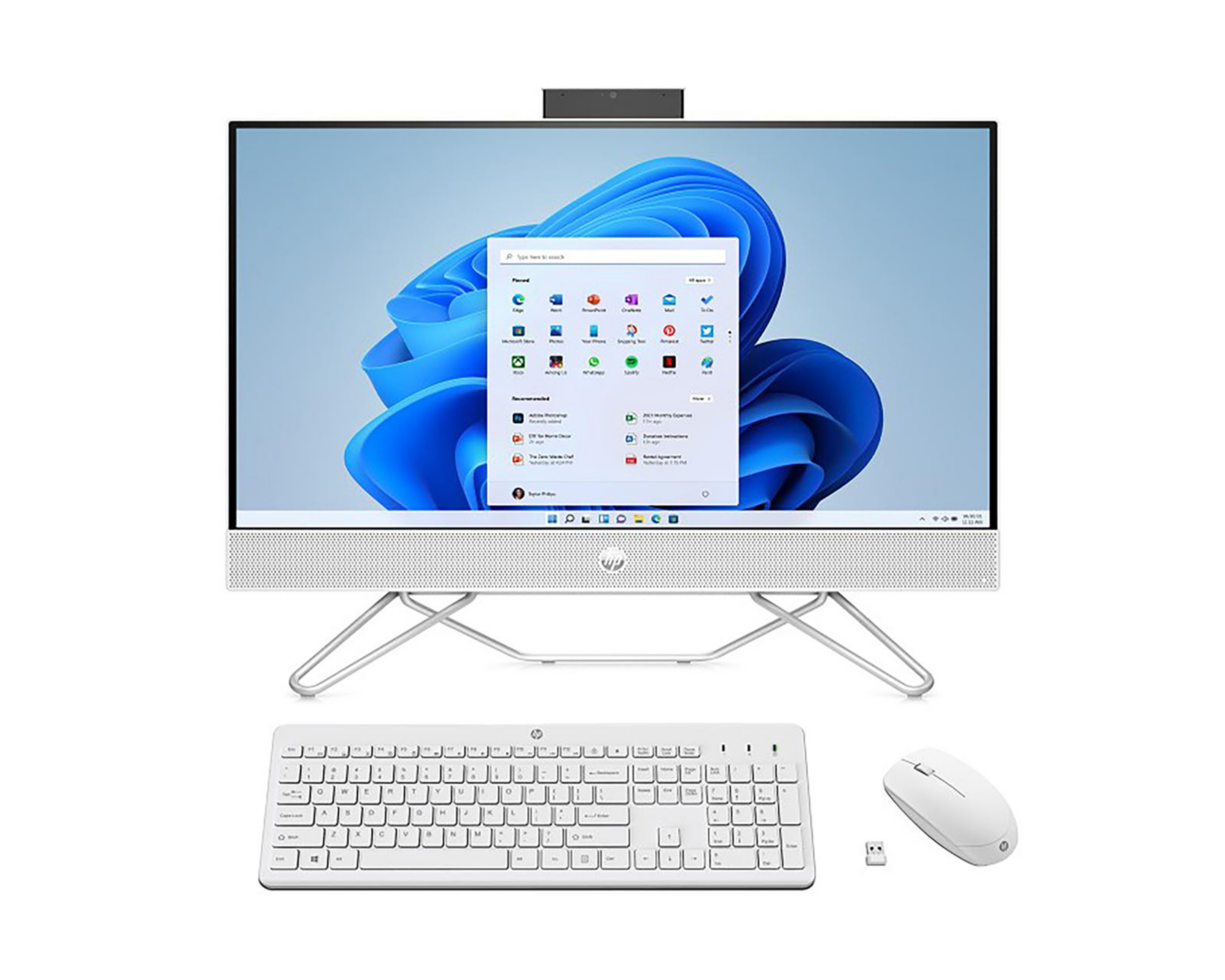 Foto 3 pulgar | Computadora de Escritorio All-In-One HP 24-CB1025lA 23.8 Pulgadas Windows 11 Core i5 8 GB 512 GB SSD Blanca