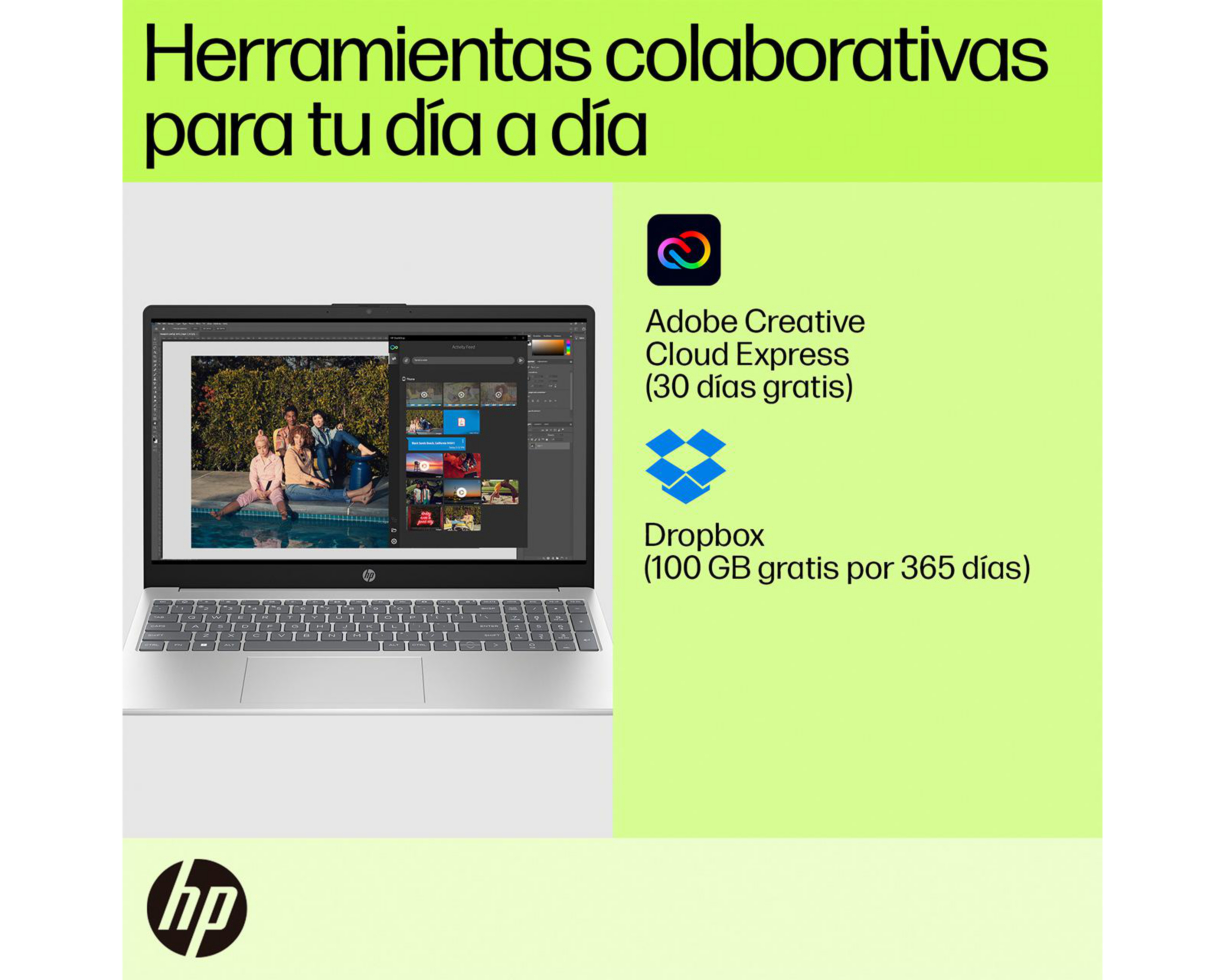 Foto 8 pulgar | Laptop HP 15-FD0058lA 15.6 Pulgadas Windows 11 Intel Core i5 8 GB RAM 512 GB SSD Plateada