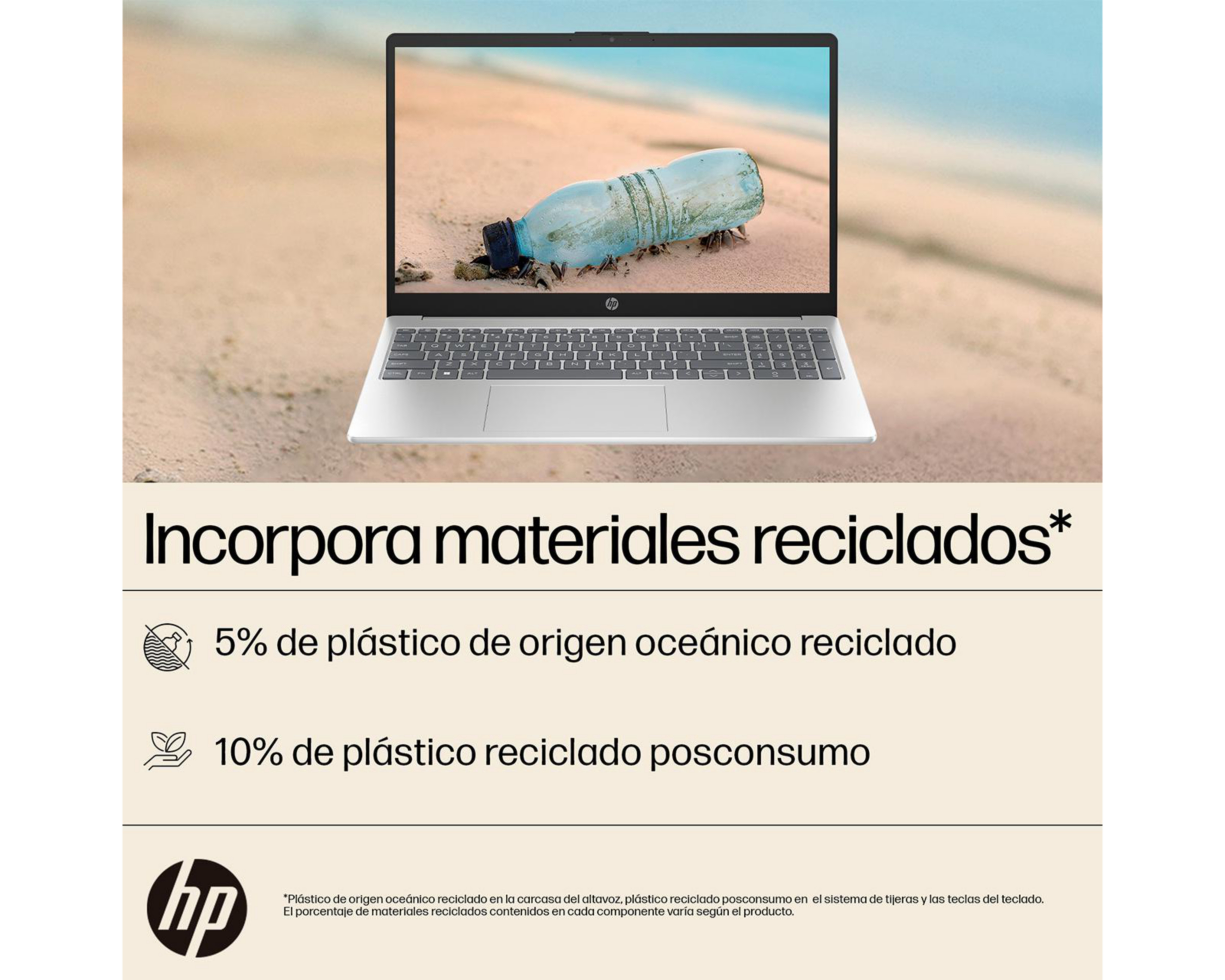 Foto 9 pulgar | Laptop HP 15-FD0058lA 15.6 Pulgadas Windows 11 Intel Core i5 8 GB RAM 512 GB SSD Plateada