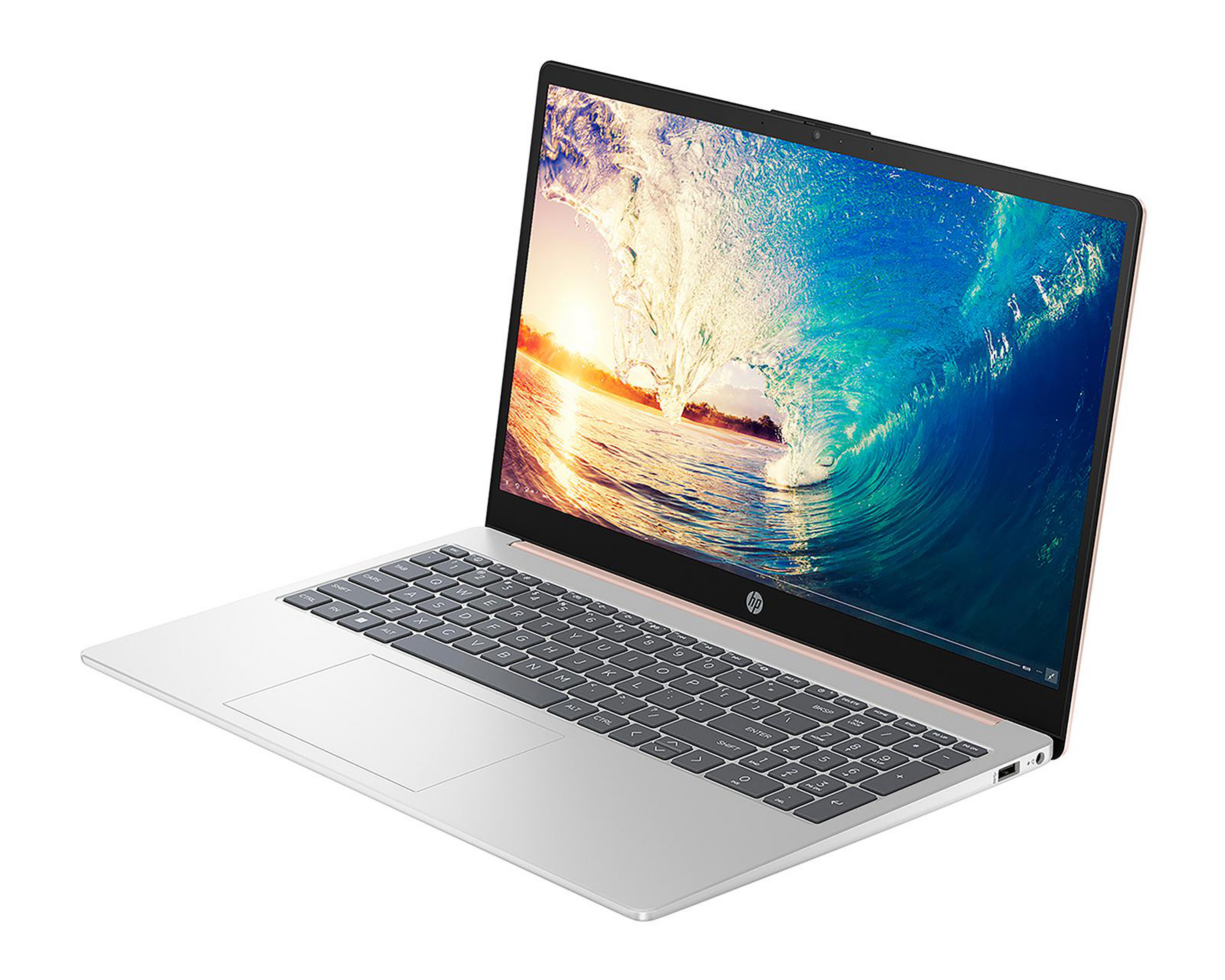 Foto 5 pulgar | Laptop HP 15-fc0068la 15.6 Pulgadas Windows 11 AMD Ryzen 3 8 GB RAM 512 GB SSD Oro Rosa