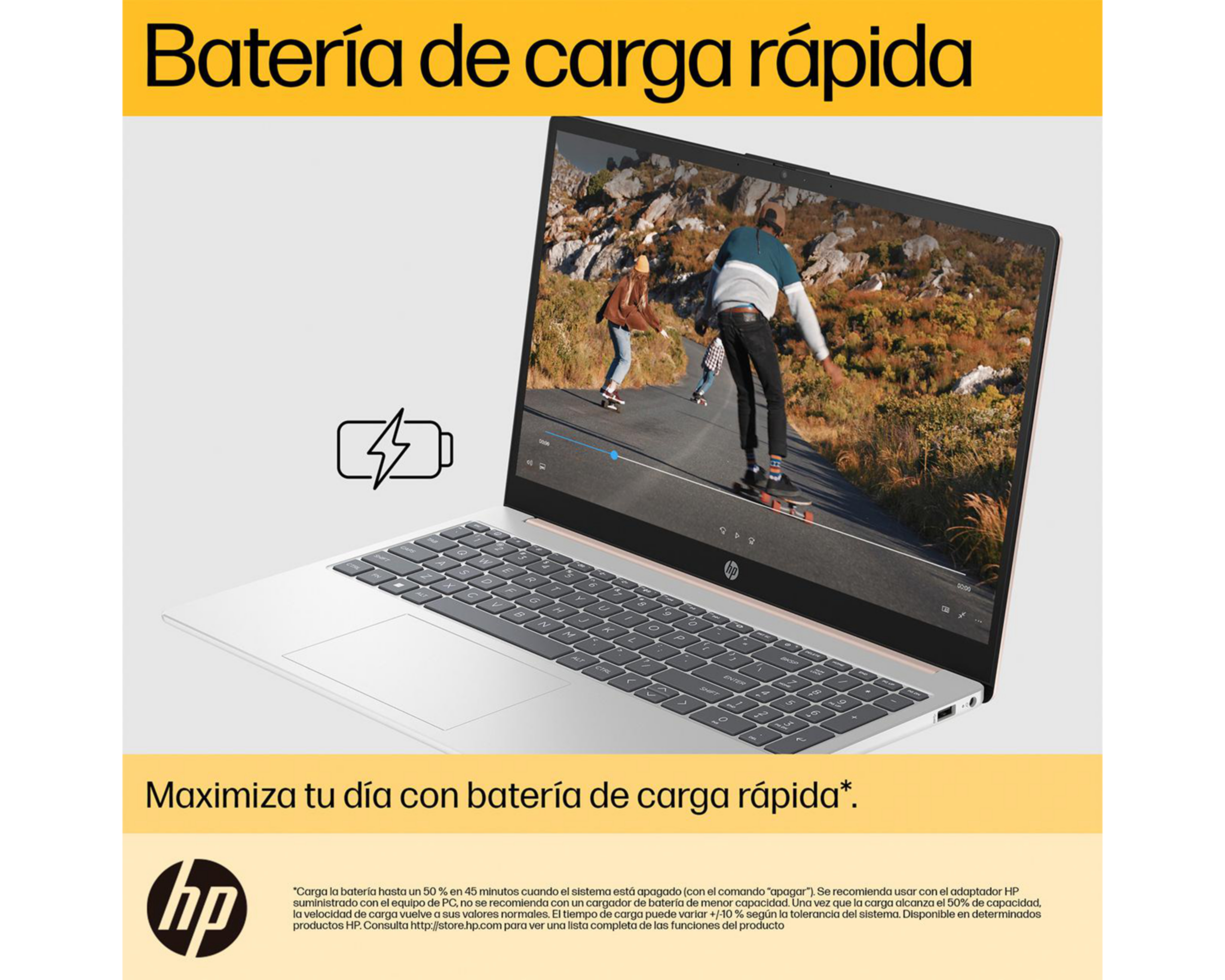 Foto 7 pulgar | Laptop HP 15-fc0068la 15.6 Pulgadas Windows 11 AMD Ryzen 3 8 GB RAM 512 GB SSD Oro Rosa