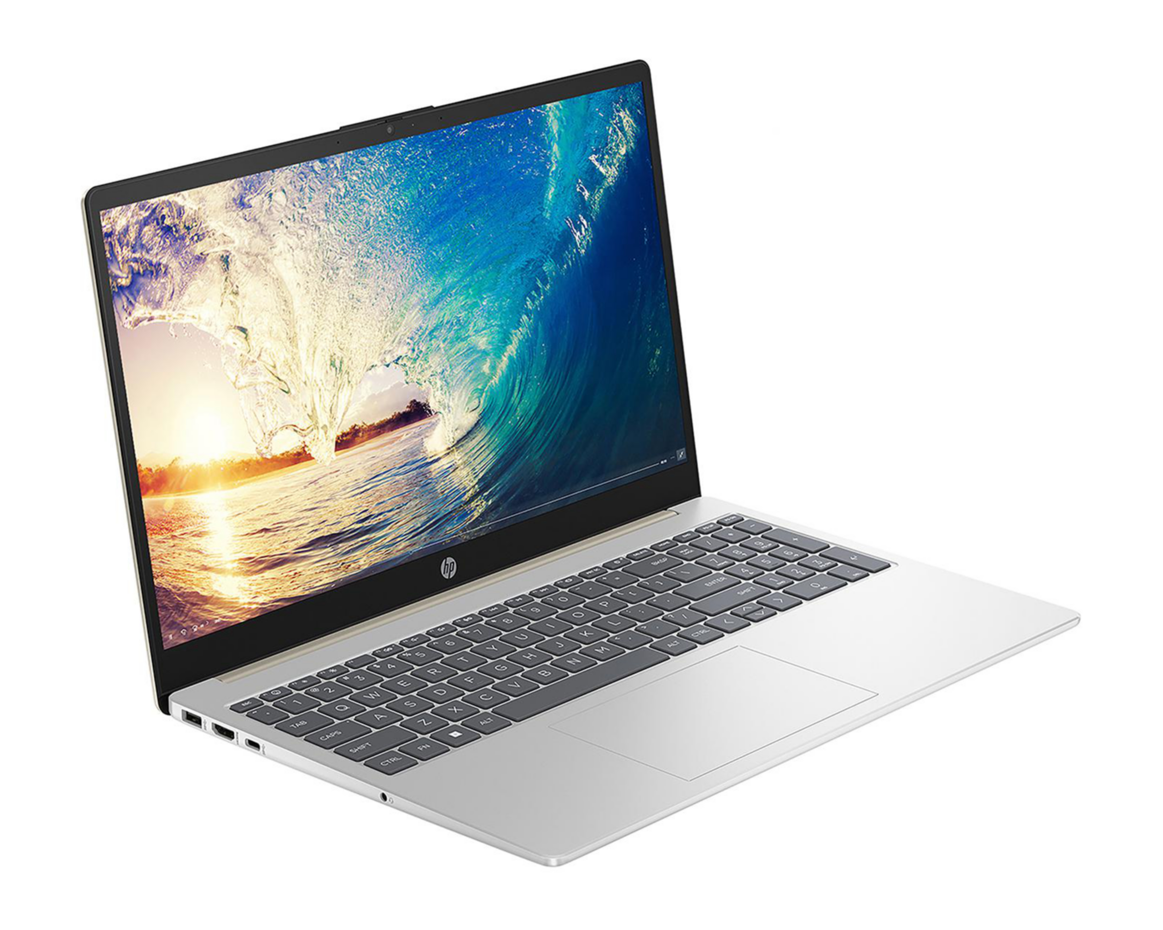 Foto 4 pulgar | Laptop HP 15-FC0043LA 15.6 Pulgadas Windows 11 AMD Ryzen 3 8 GB RAM 512 GB SSD Dorada