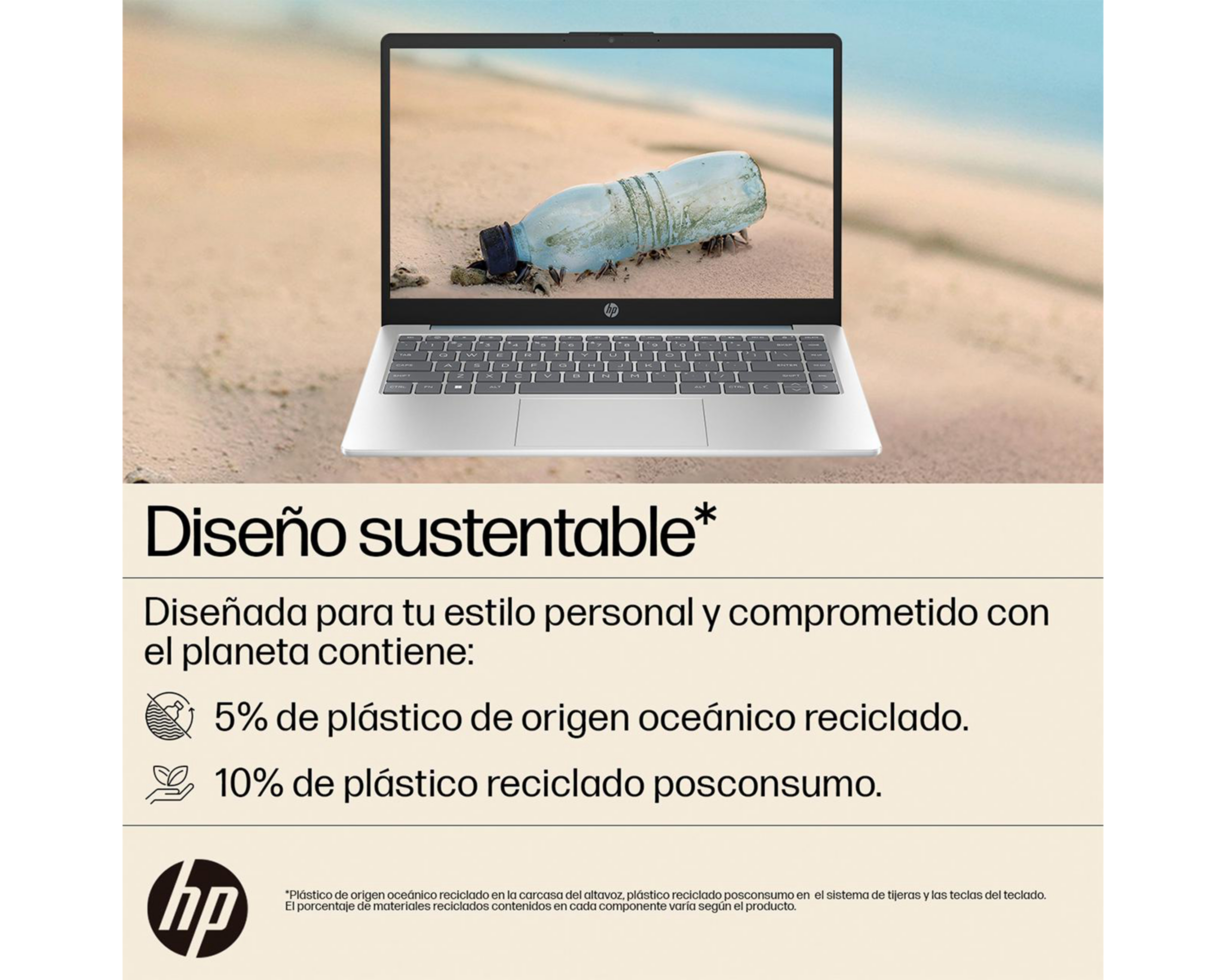 Foto 9 pulgar | Laptop HP 14-EM0017LA 14 Pulgadas Windows 11  AMD Ryzen 5 8 GB RAM 512 GB SSD Plateado