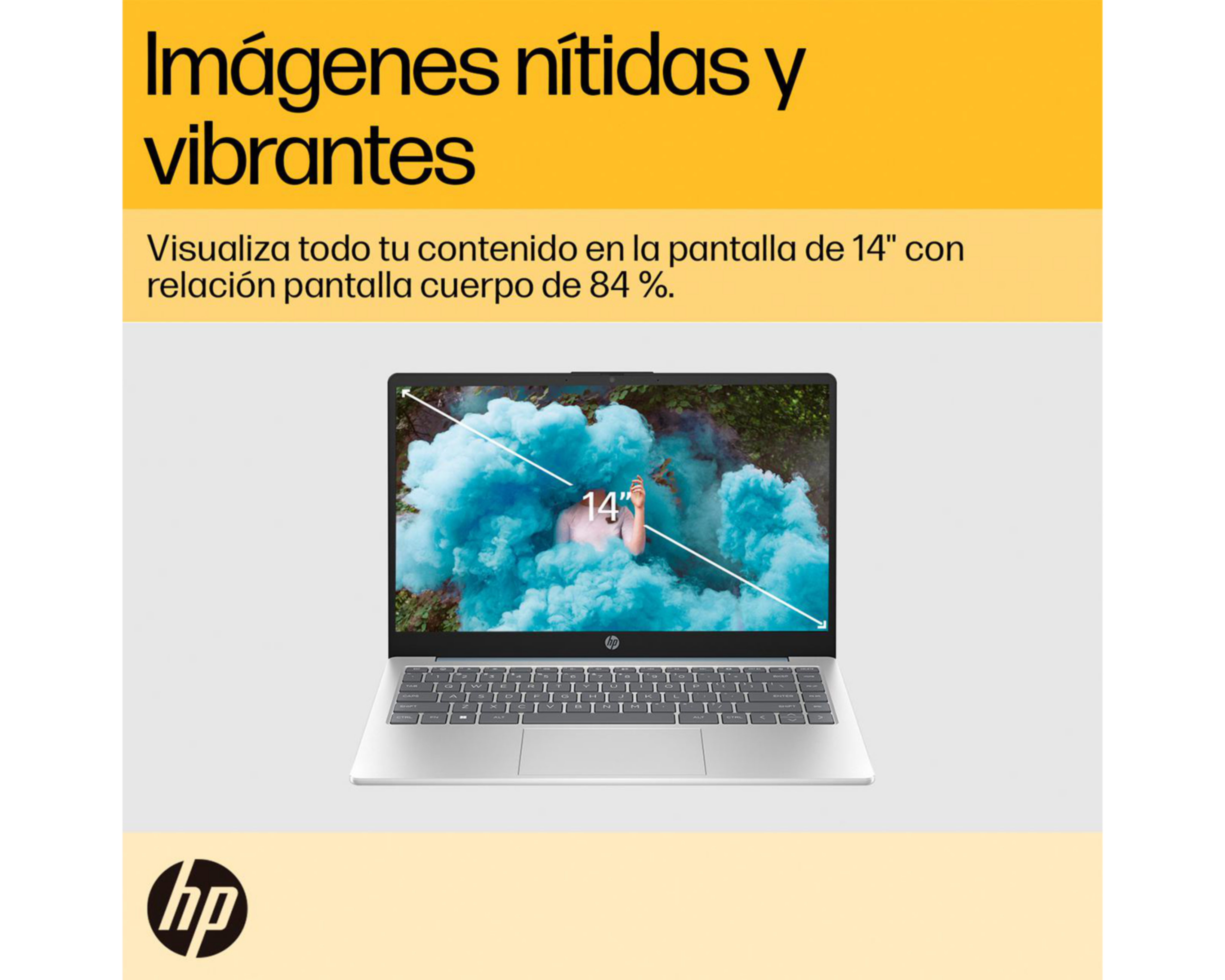 Foto 10 pulgar | Laptop HP 14-EM0017LA 14 Pulgadas Windows 11  AMD Ryzen 5 8 GB RAM 512 GB SSD Plateado