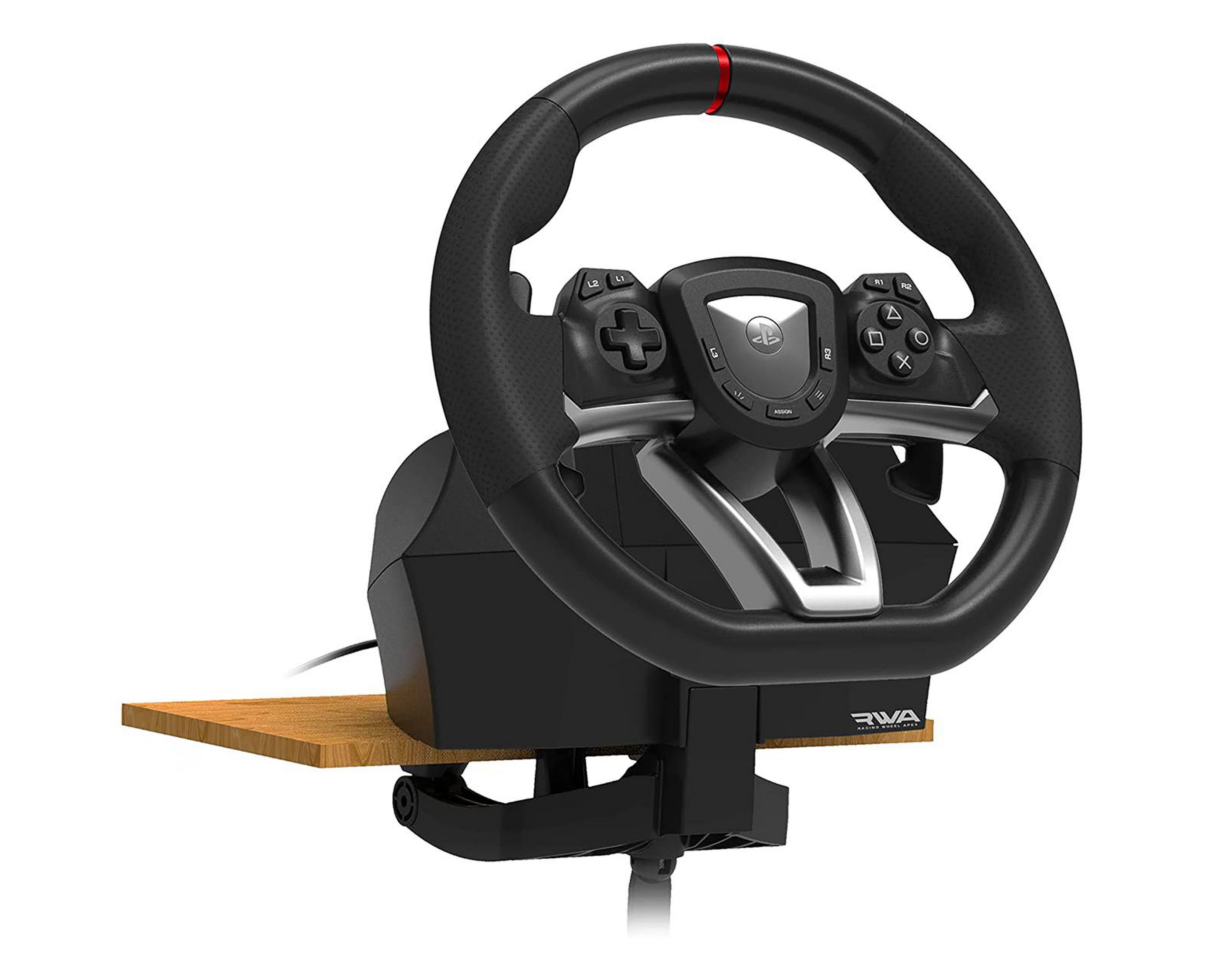 Foto 6 pulgar | Volante de Carreras Hori RWA Racing Wheel Apex Negro para PlayStation 4 y 5.