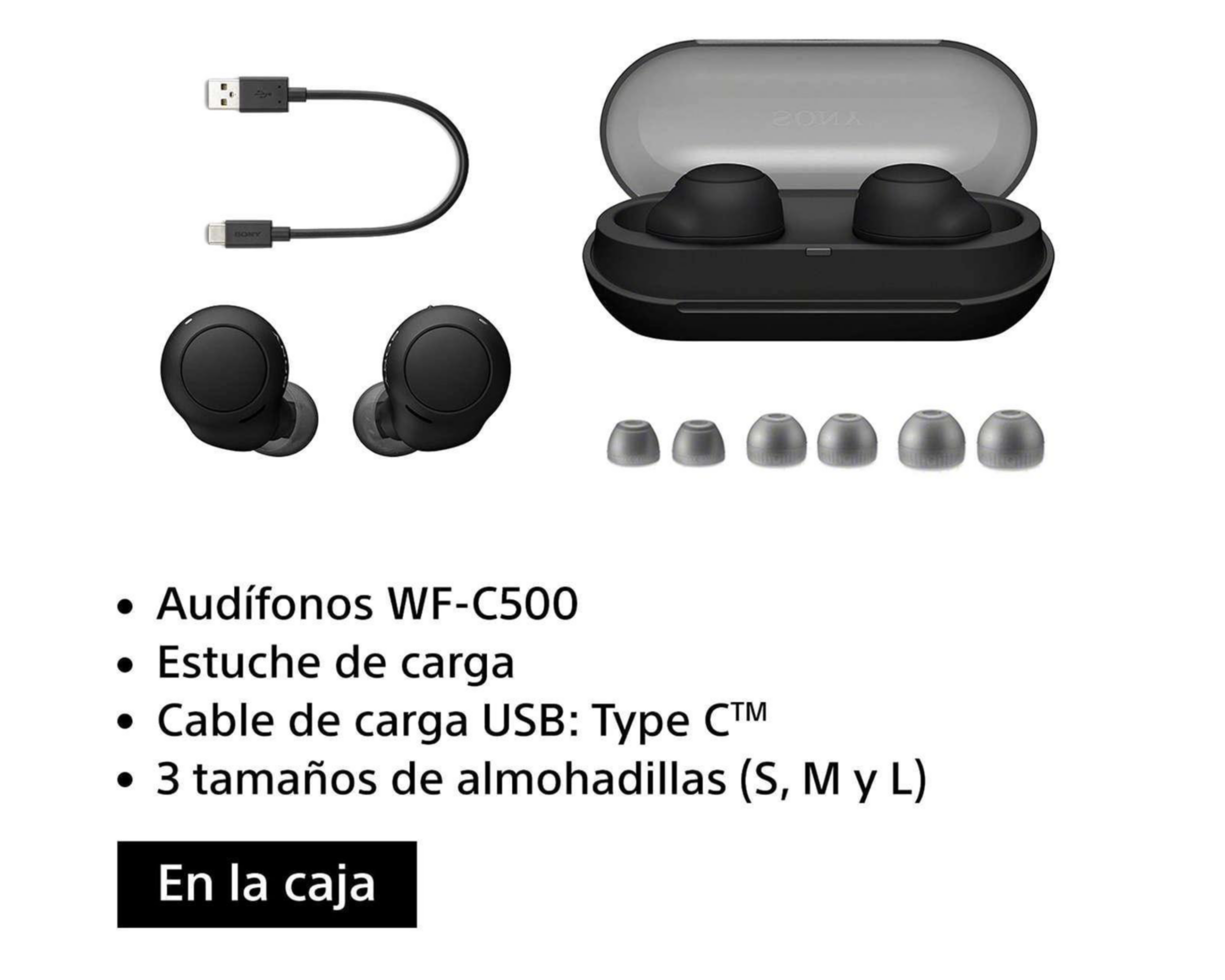 Foto 4 pulgar | Audífonos True Wireless Sony Resistente al Agua WF-C500