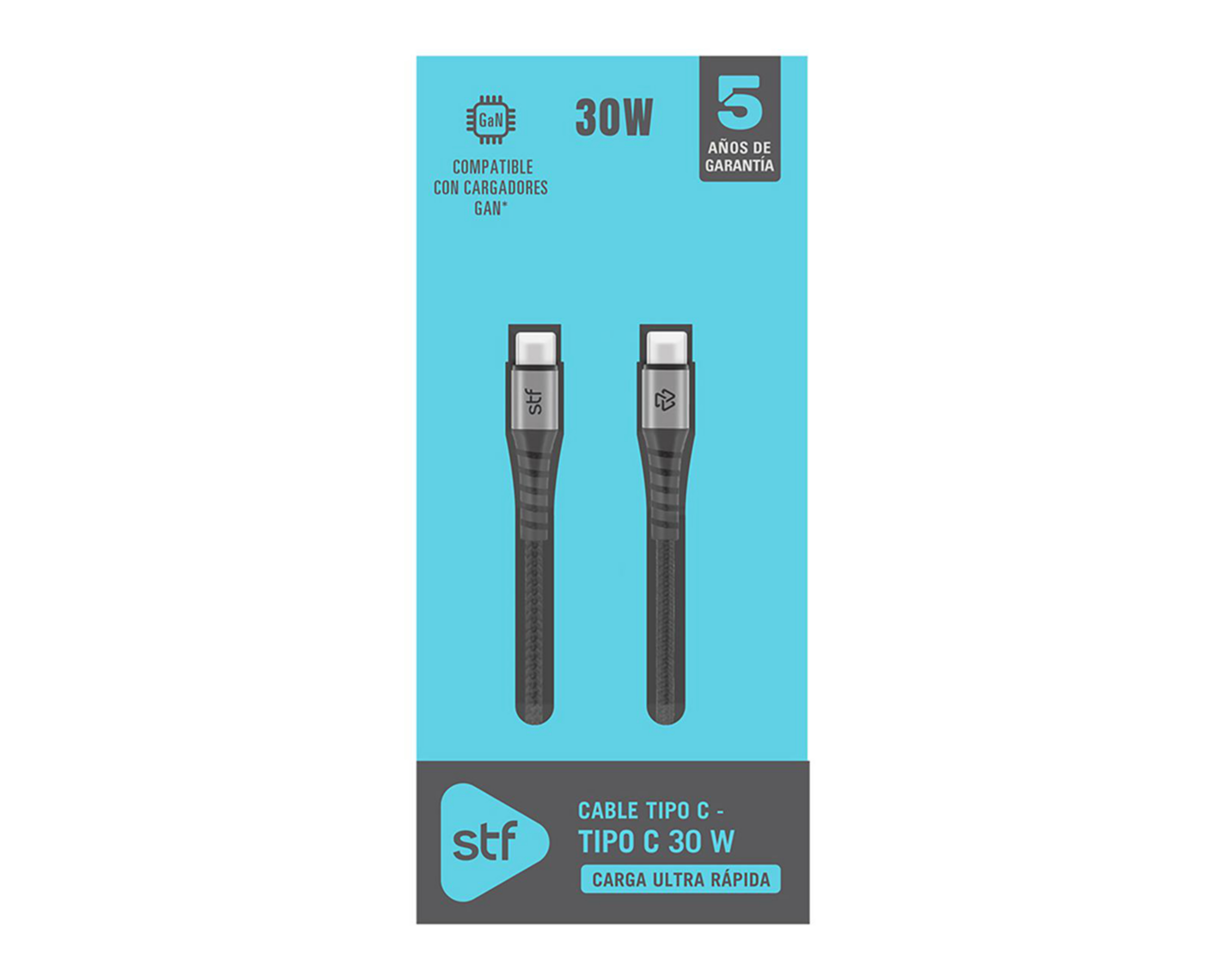 Foto 5 pulgar | Cable USB-C SPF 1.8 M