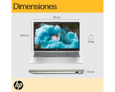 Foto 10 | Laptop HP 15-fc0069la 15.6 Pulgadas Windows AMD Athlon Silver 8 GB RAM 512 GB SSD Dorado + Mochila