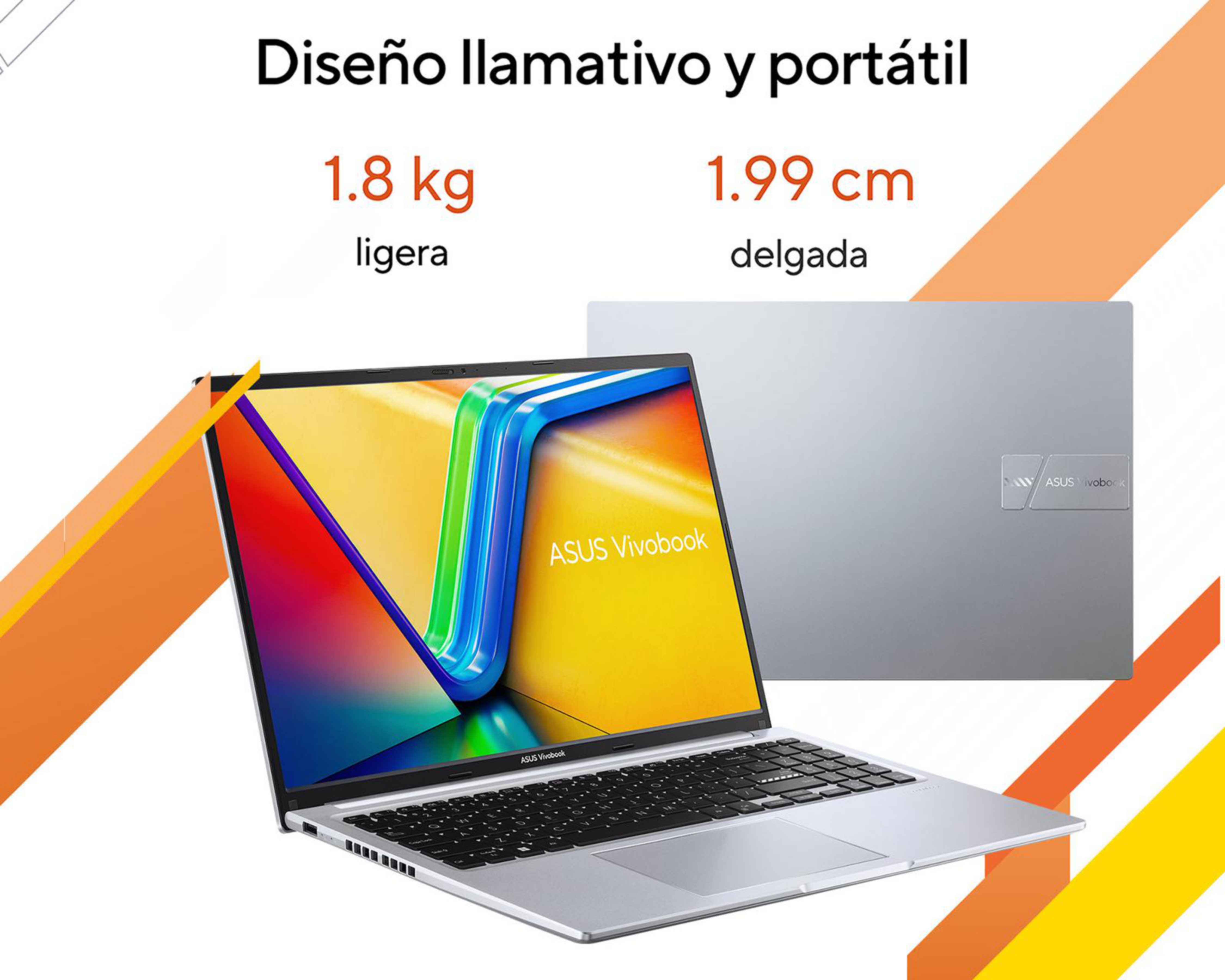 Foto 5 pulgar | Laptop Asus D1605YA-MB470W 16 Pulgadas Adm Ryzen 7 16 GB RAM 512 GB SSD Plateada