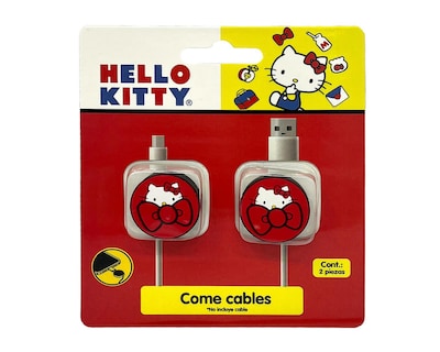 Foto 1 | Protector de Cable Gairet Hello Kitty 2 Piezas