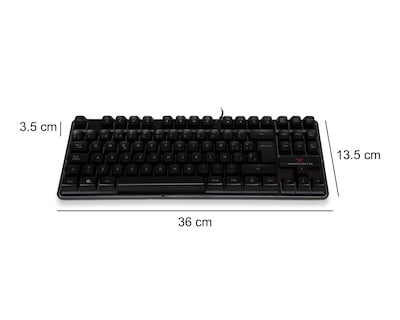 Foto 8 | Combo de Teclado Mouse y Audífonos Gamer Alámbrico Gamecraft Krypton K1000 4 Piezas