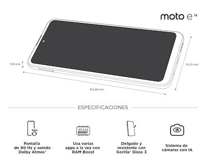 Foto 9 | Celular Motorola Liberado Moto E14 64 GB Verde
