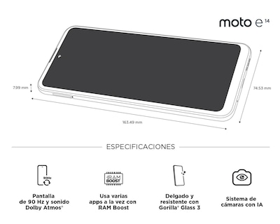 Foto 6 | Celular Motorola Liberado Moto E14 64 GB Lavanda