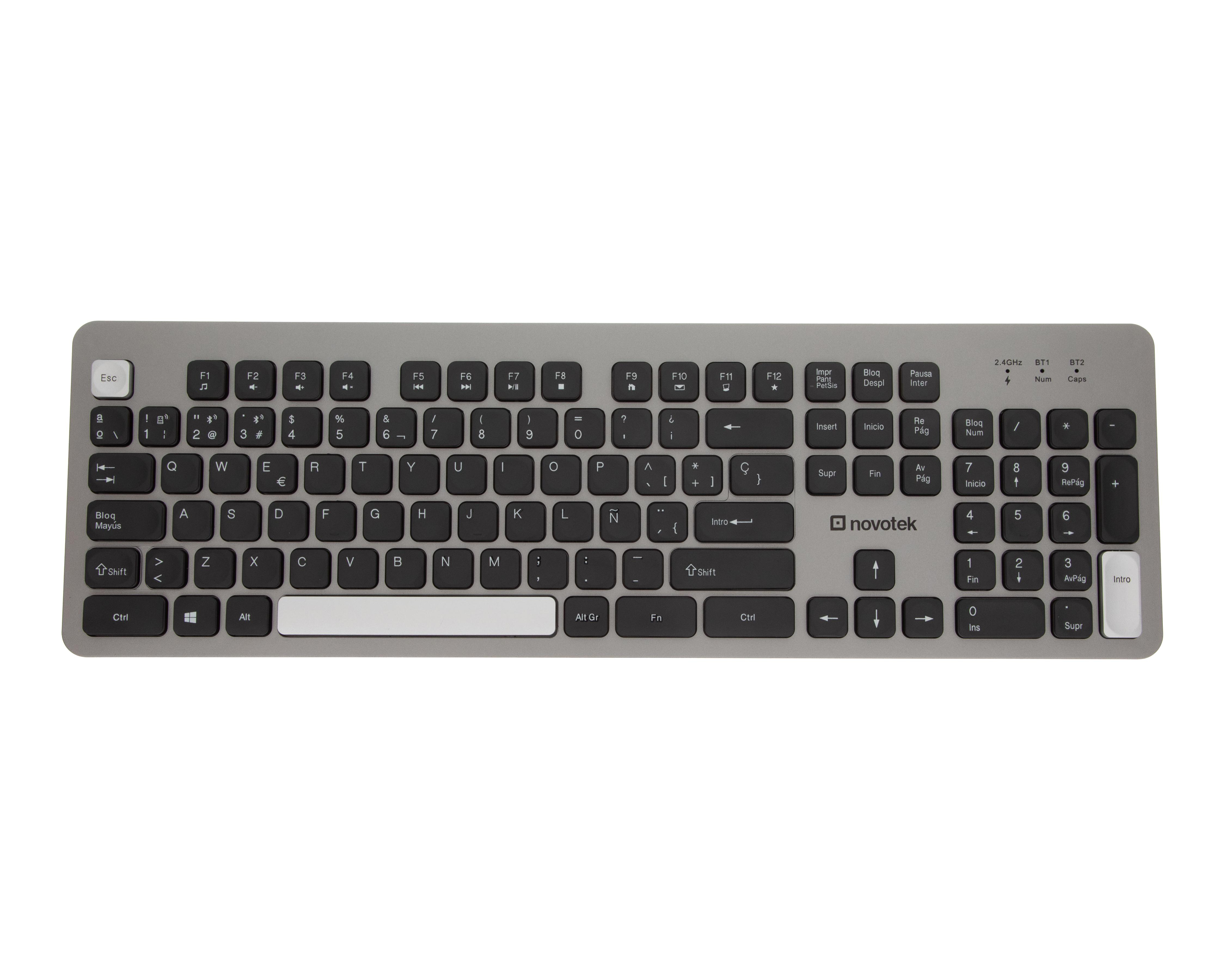 Foto 3 pulgar | Teclado Inalámbrico Novotek TI-140